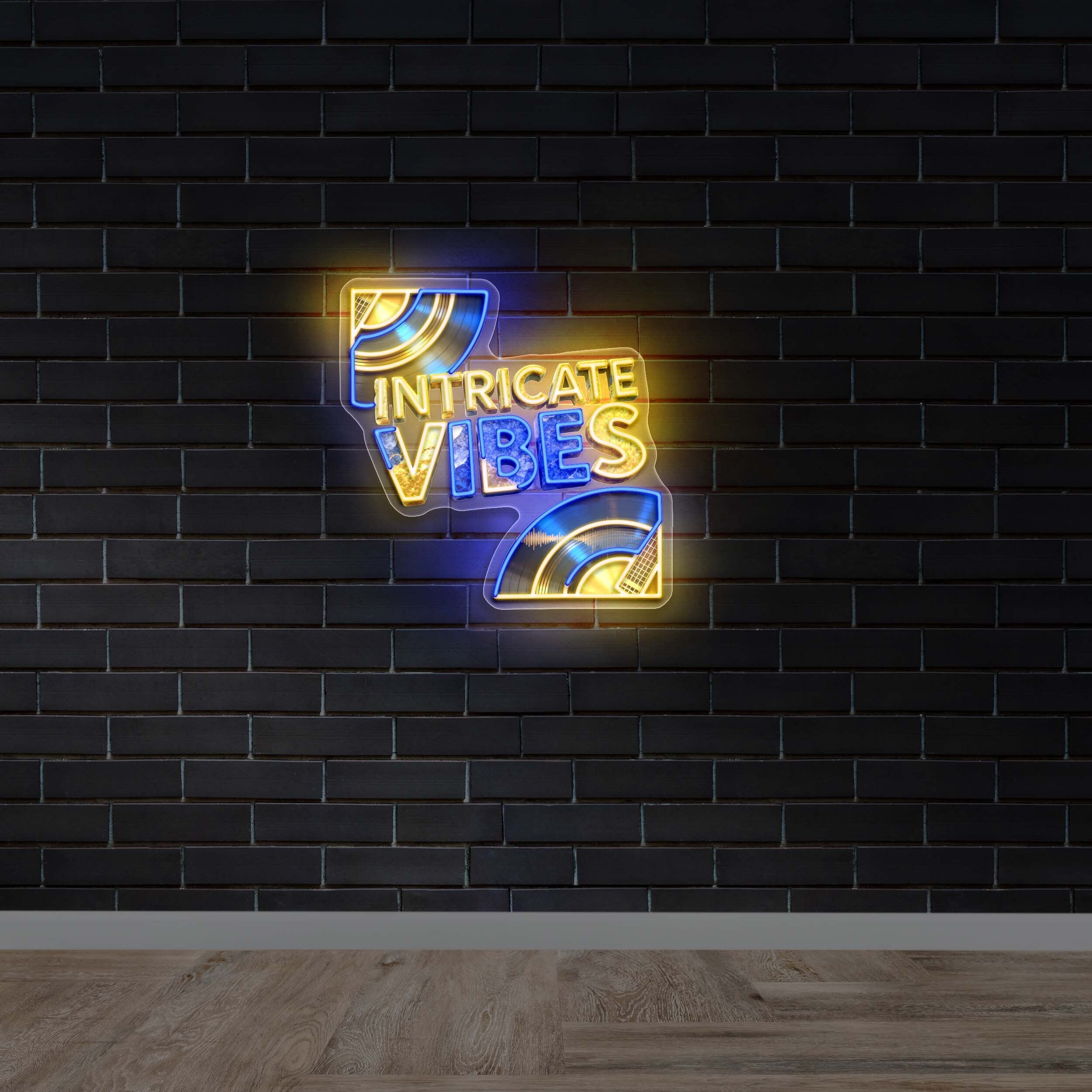 Intricate Vibes - Premium Neon Artwork