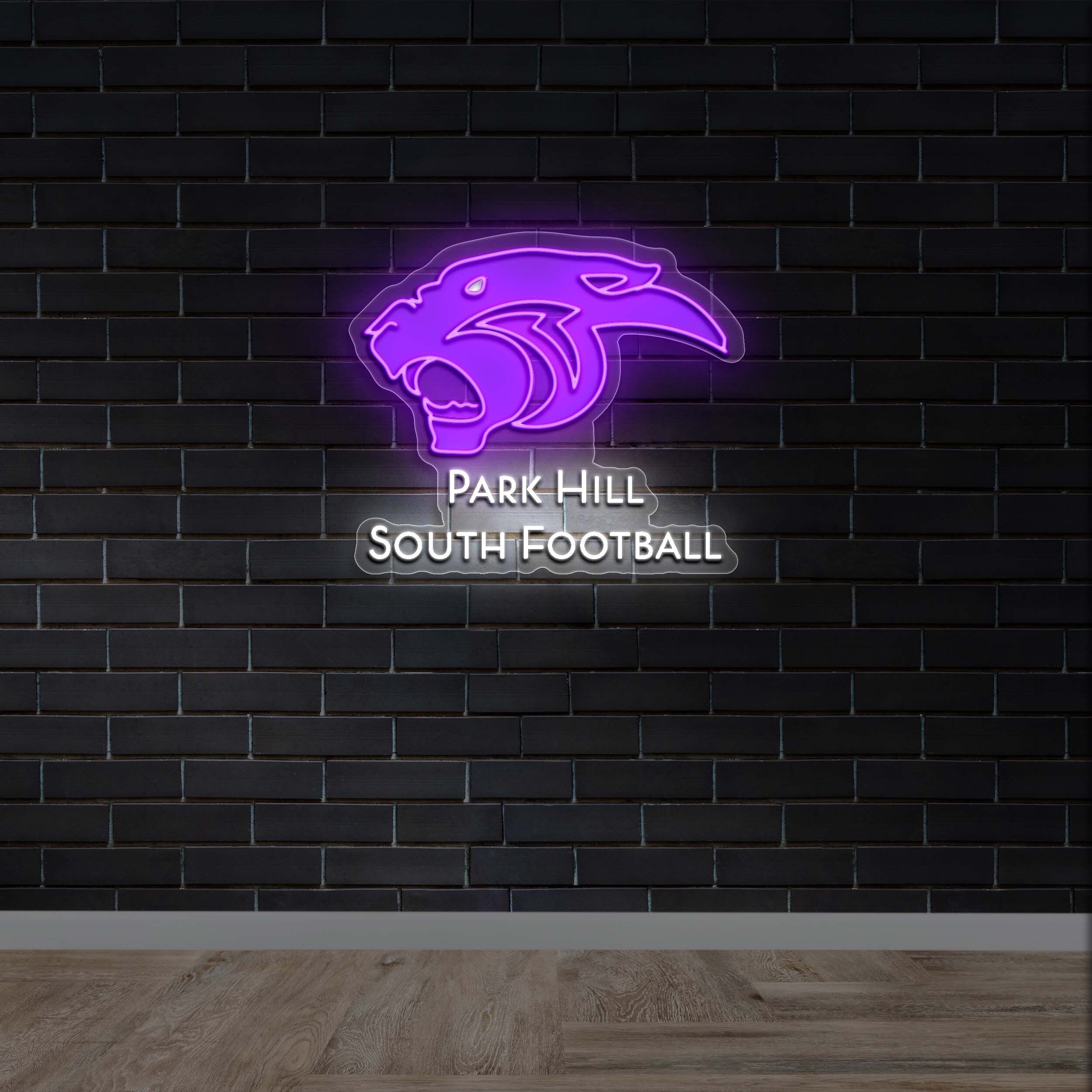 Park Hill South Football - Premium Neon Artwork