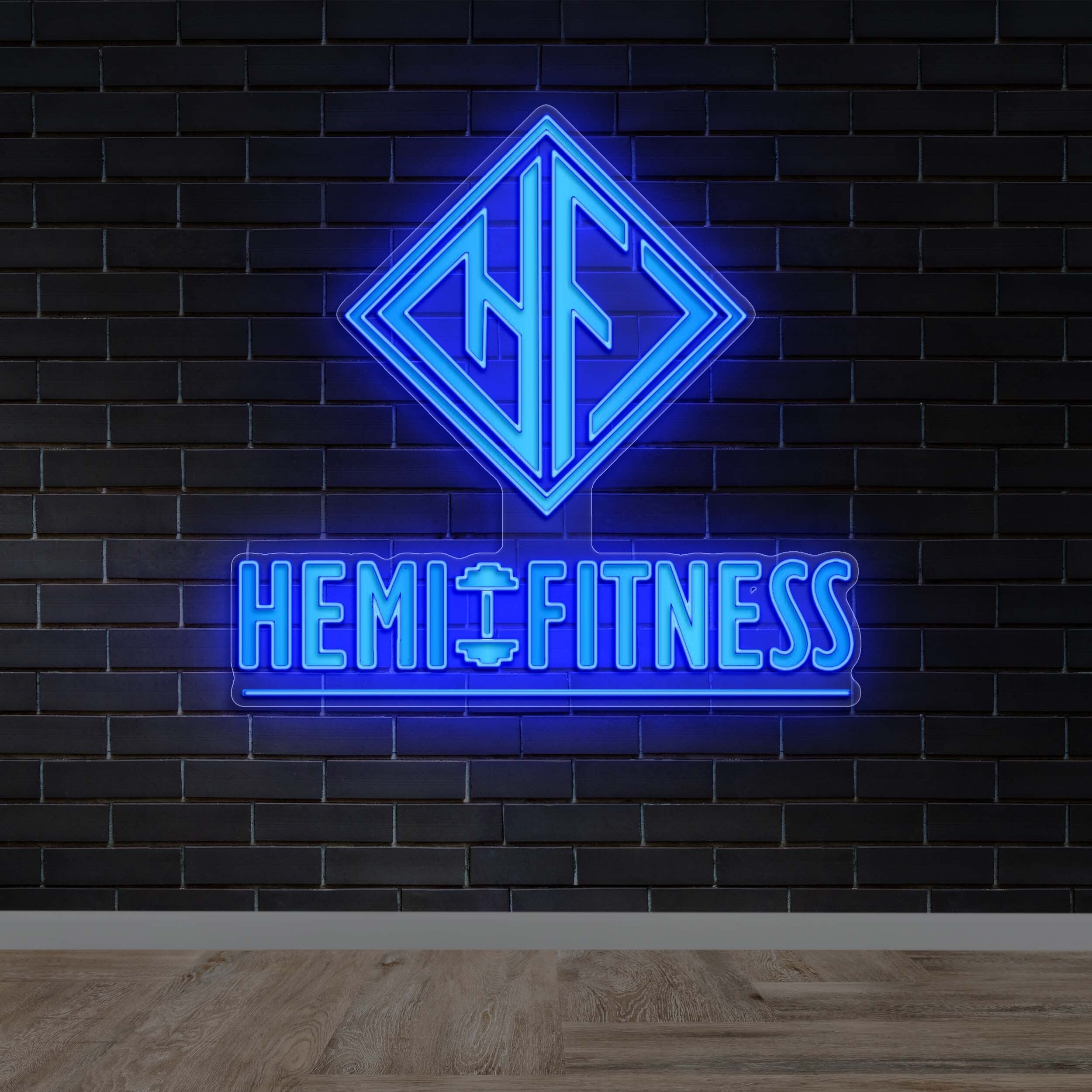 HEMI FITNESS - Premium Neon Artwork
