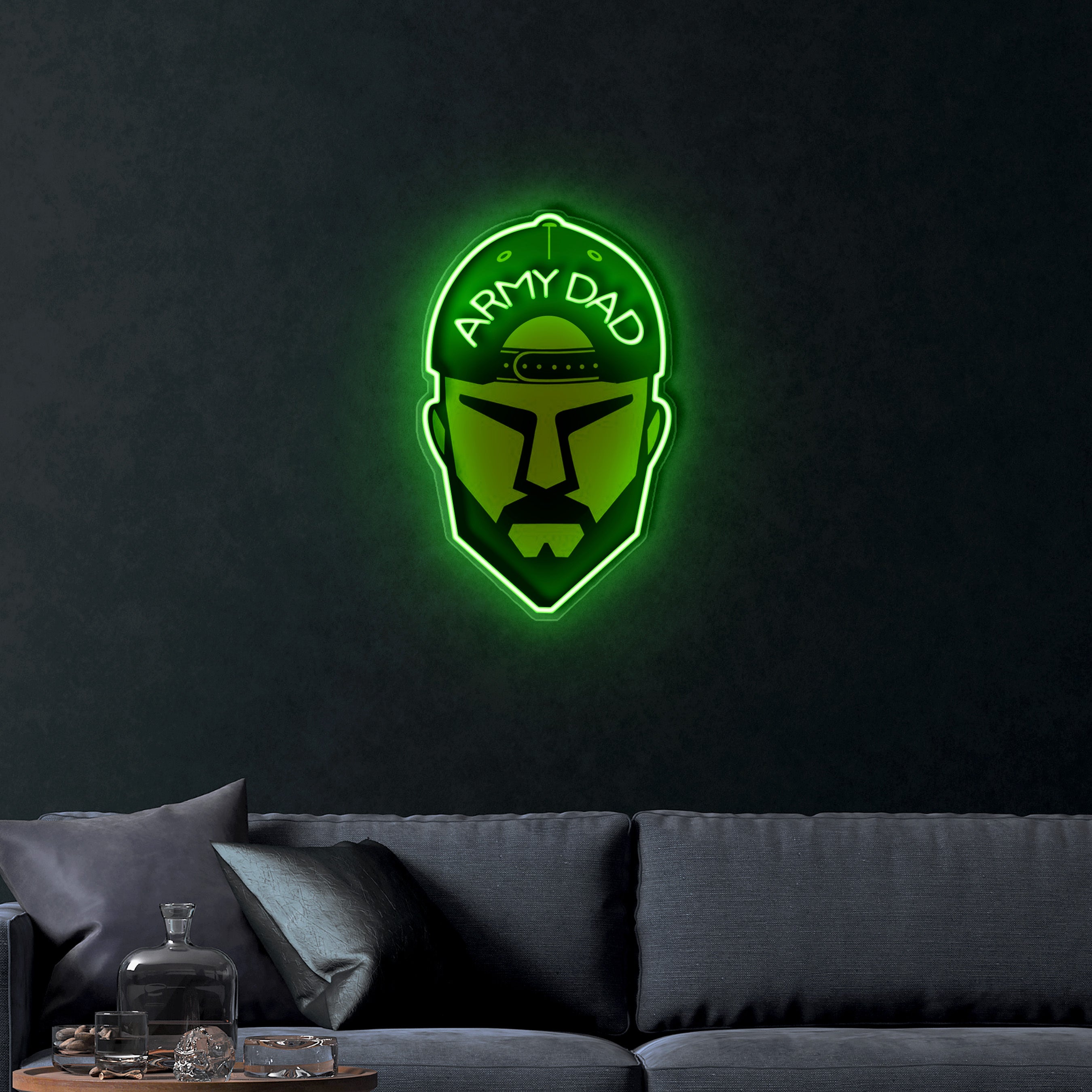 Army Dad – Premium Neon Artwork