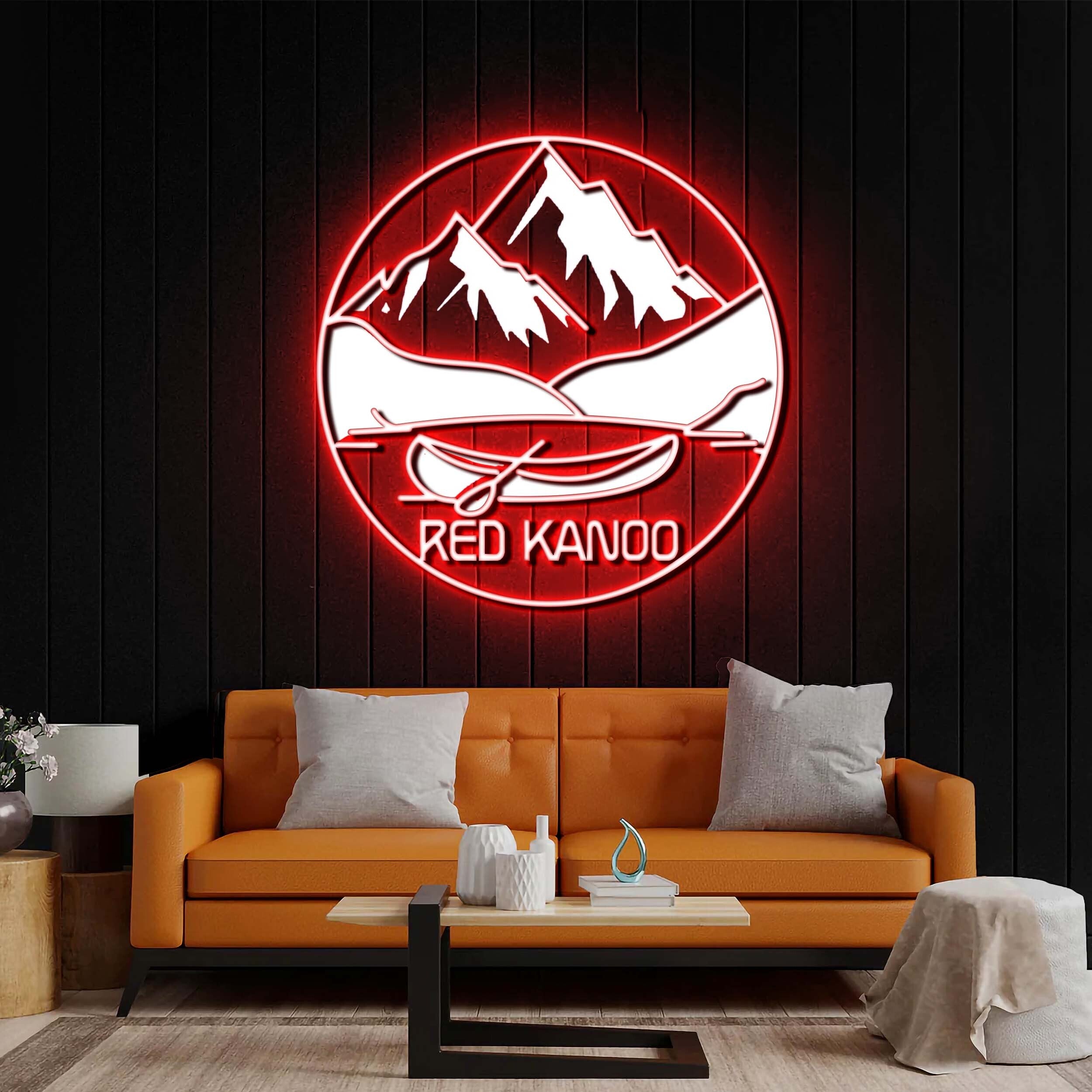 Red Kanoo - Premium Neon Artwork