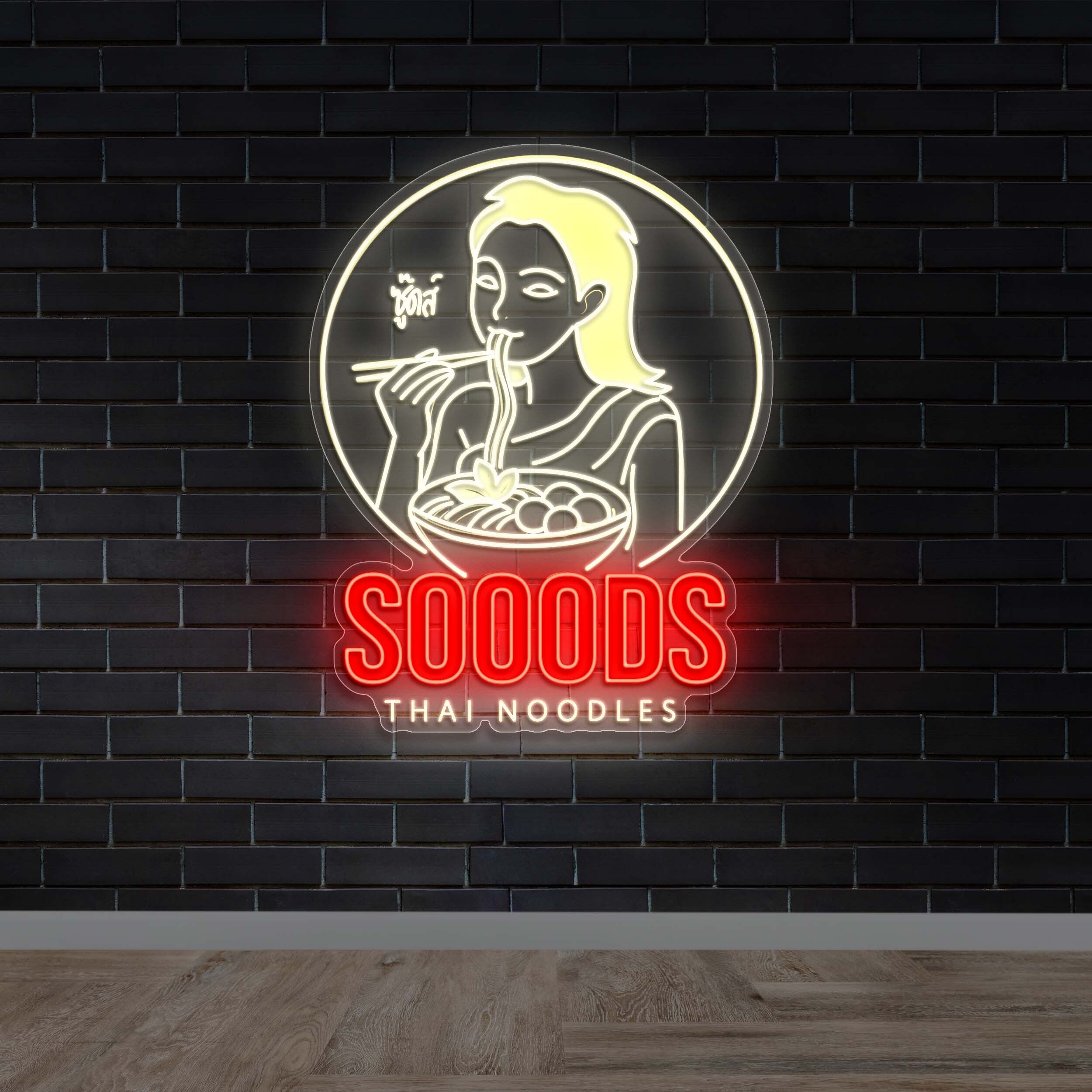 SOOODS THAI NOODLES - Premium Neon Artwork