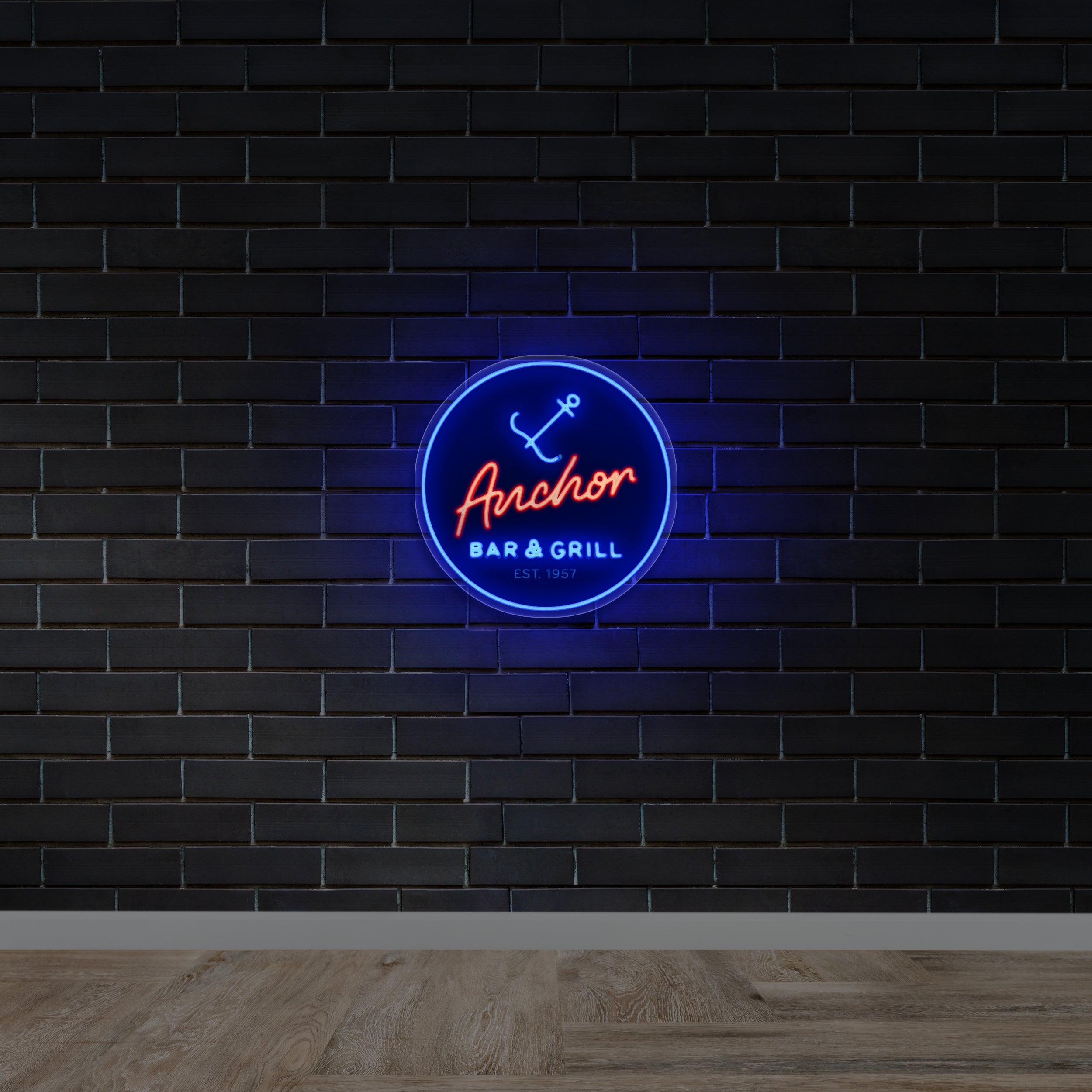 Anchor Bar & Grill - Premium Neon Artwork
