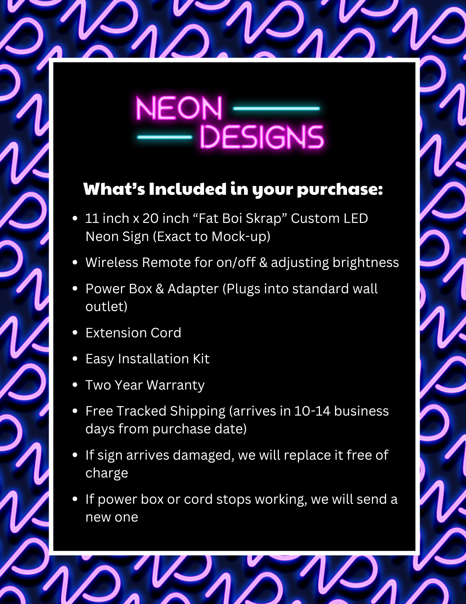 Fat Boi Skrap – Premium Neon Artwork