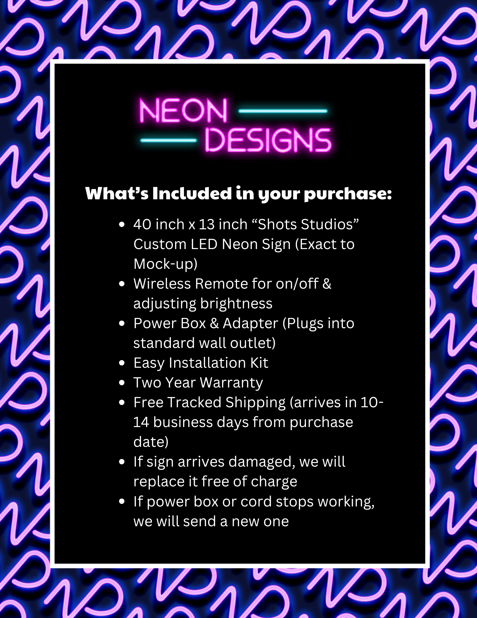 Shots Studios - Premium Neon Artwork