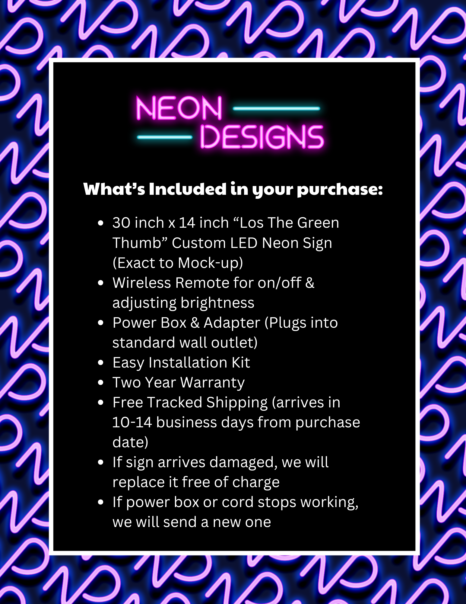 Los The Green Thumb - Premium Neon Artwork