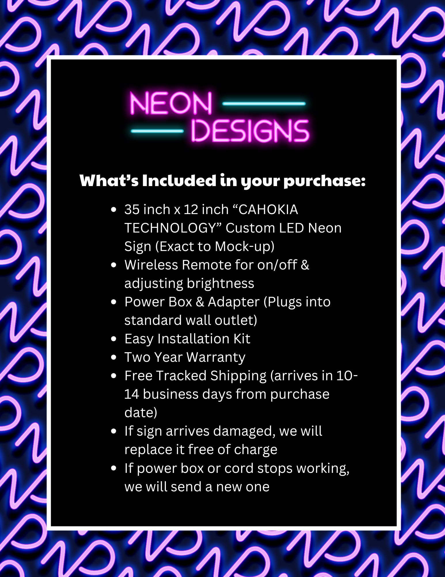 CAHOKIA TECHNOLOGY - Premium Neon Artwork