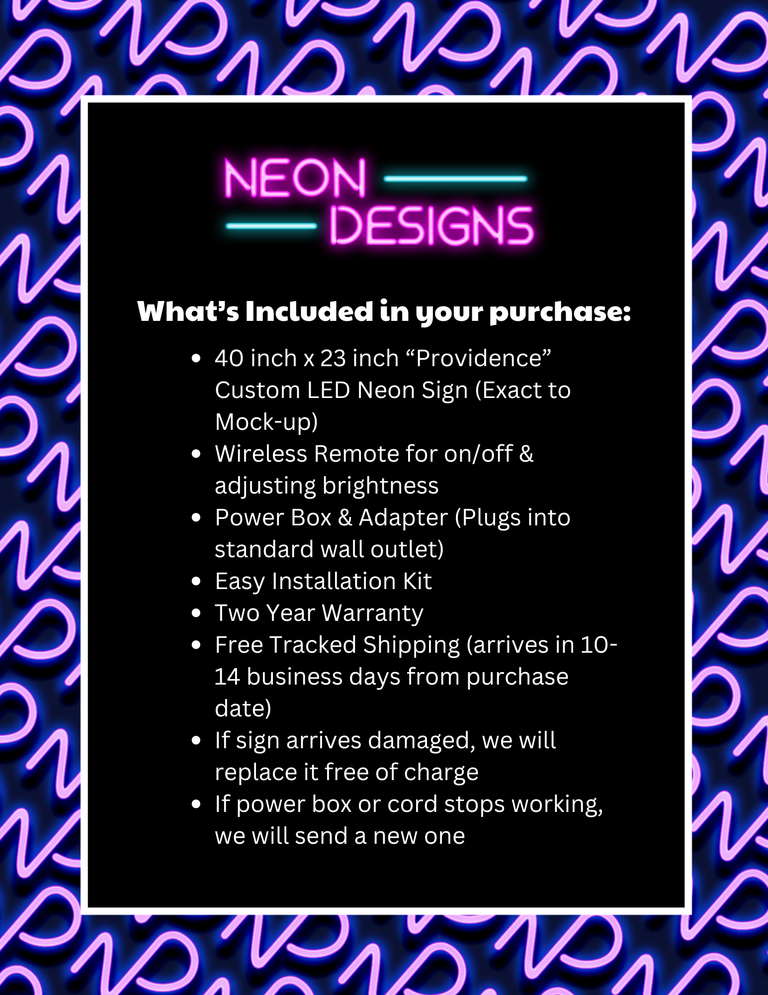 Providence - Premium Neon Artwork