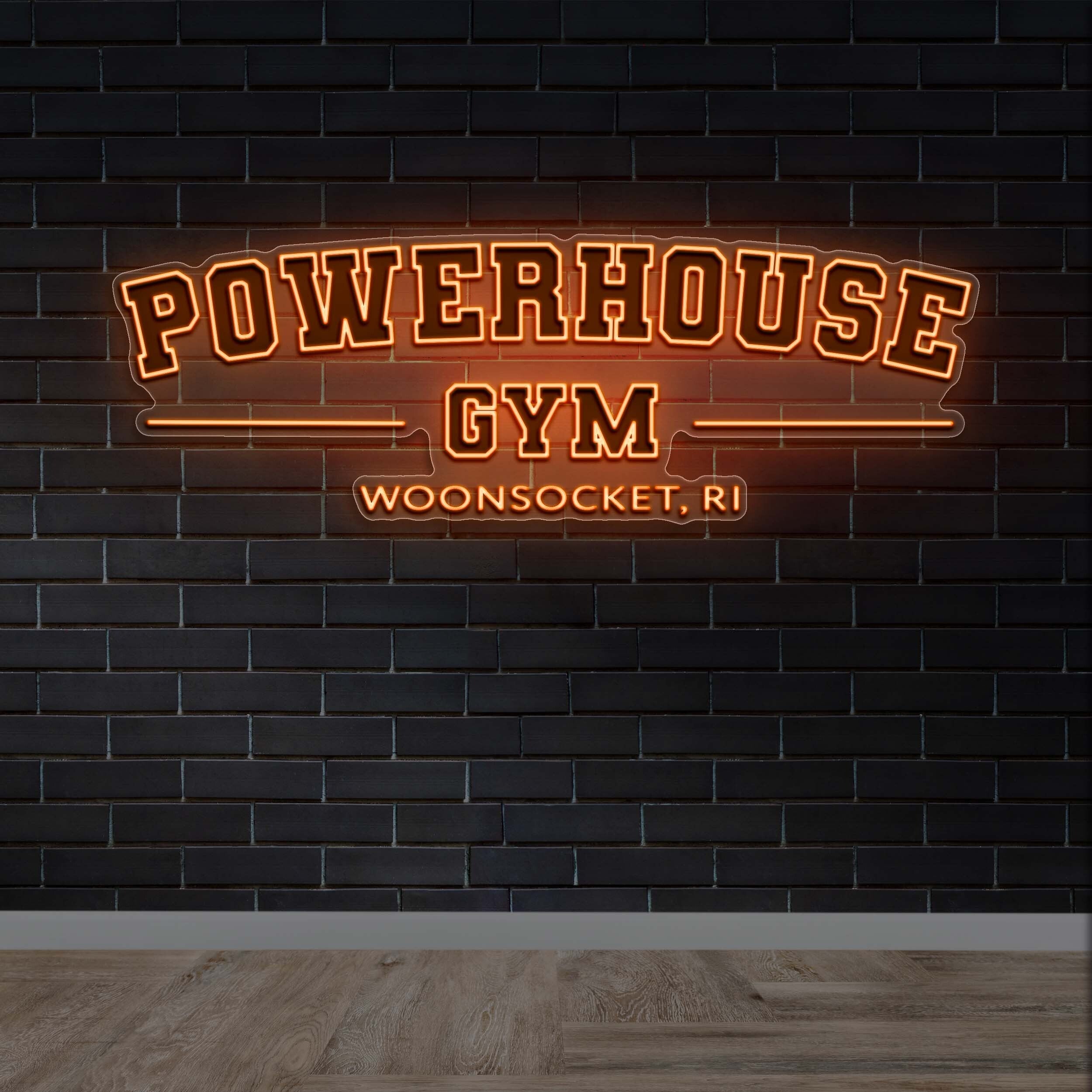 POWERHOUSE GYM - Premium Neon Artwork