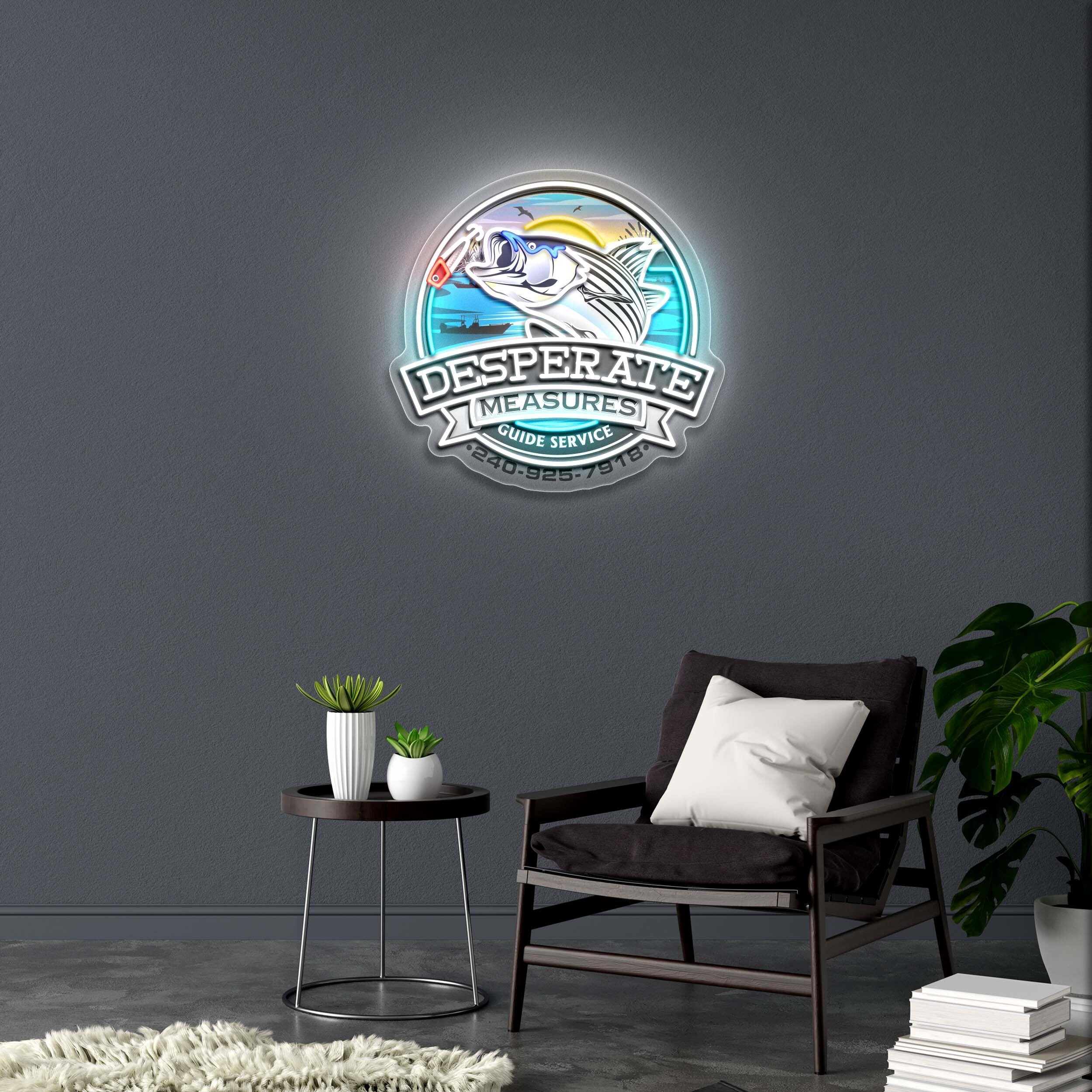 DESPERATE - Premium Neon Artwork