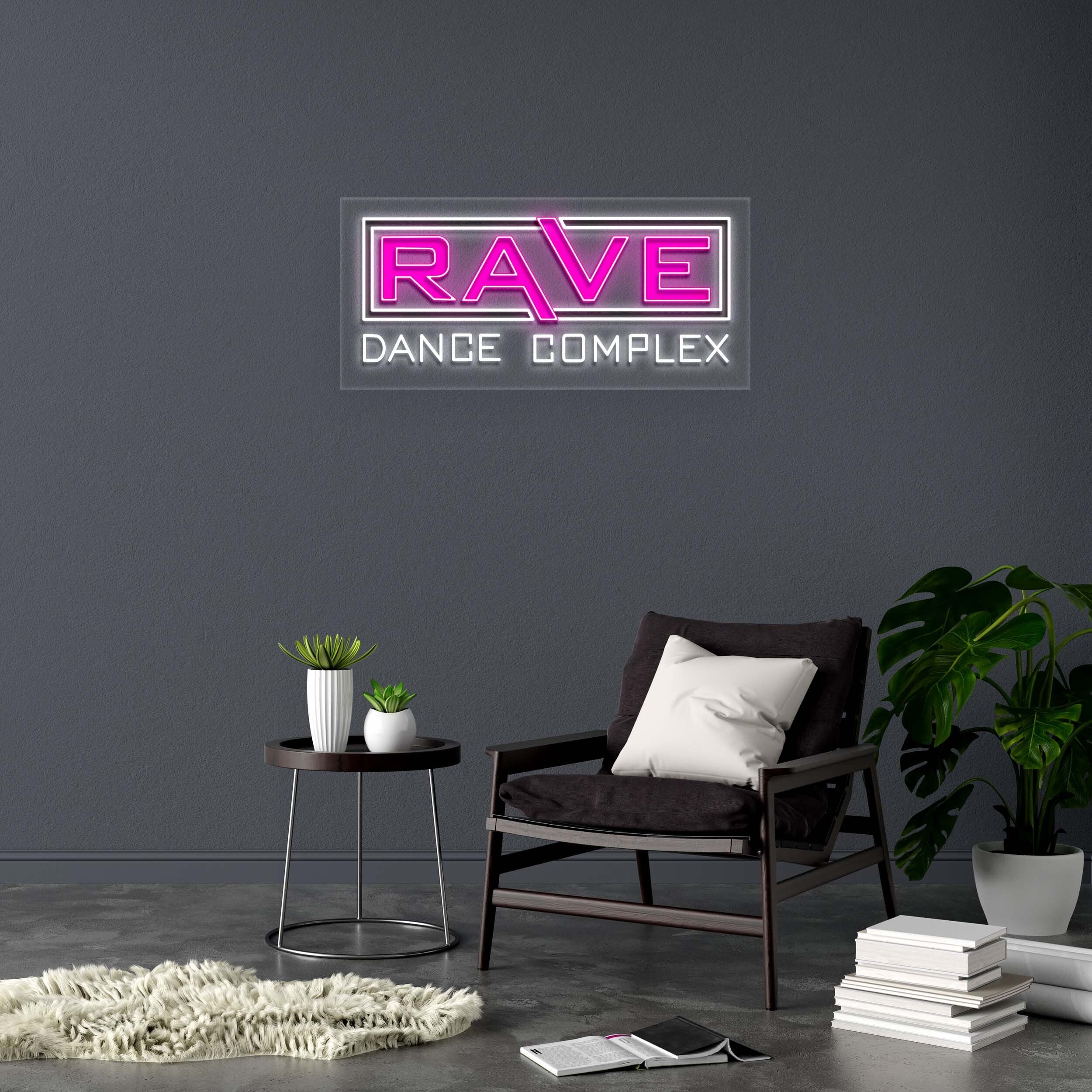 RAVE DANCE COMPLEX - Premium Neon Artwork