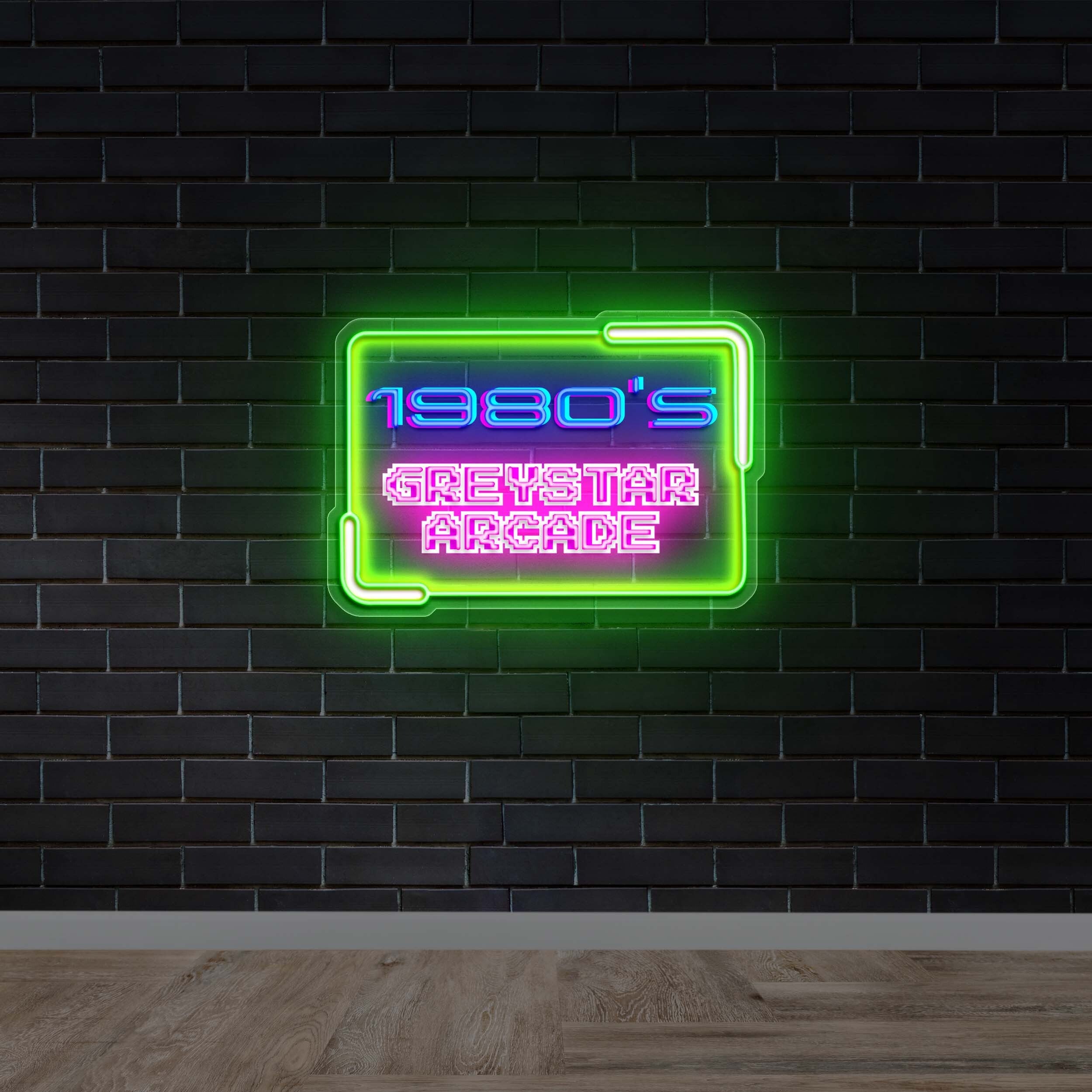 1980’s Greystar Arcade - Premium Neon Artwork