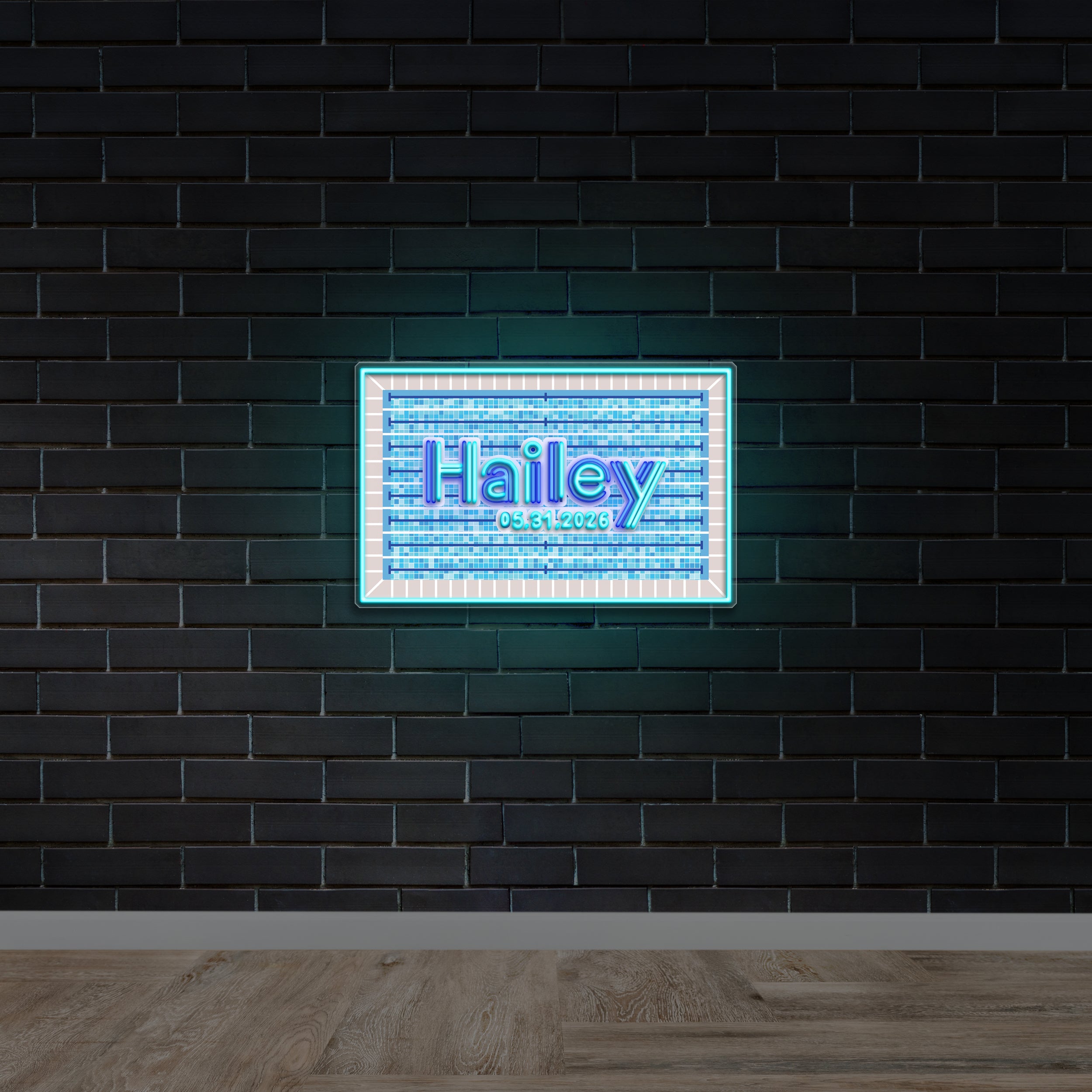 HAILEY - Premium Neon Artwork