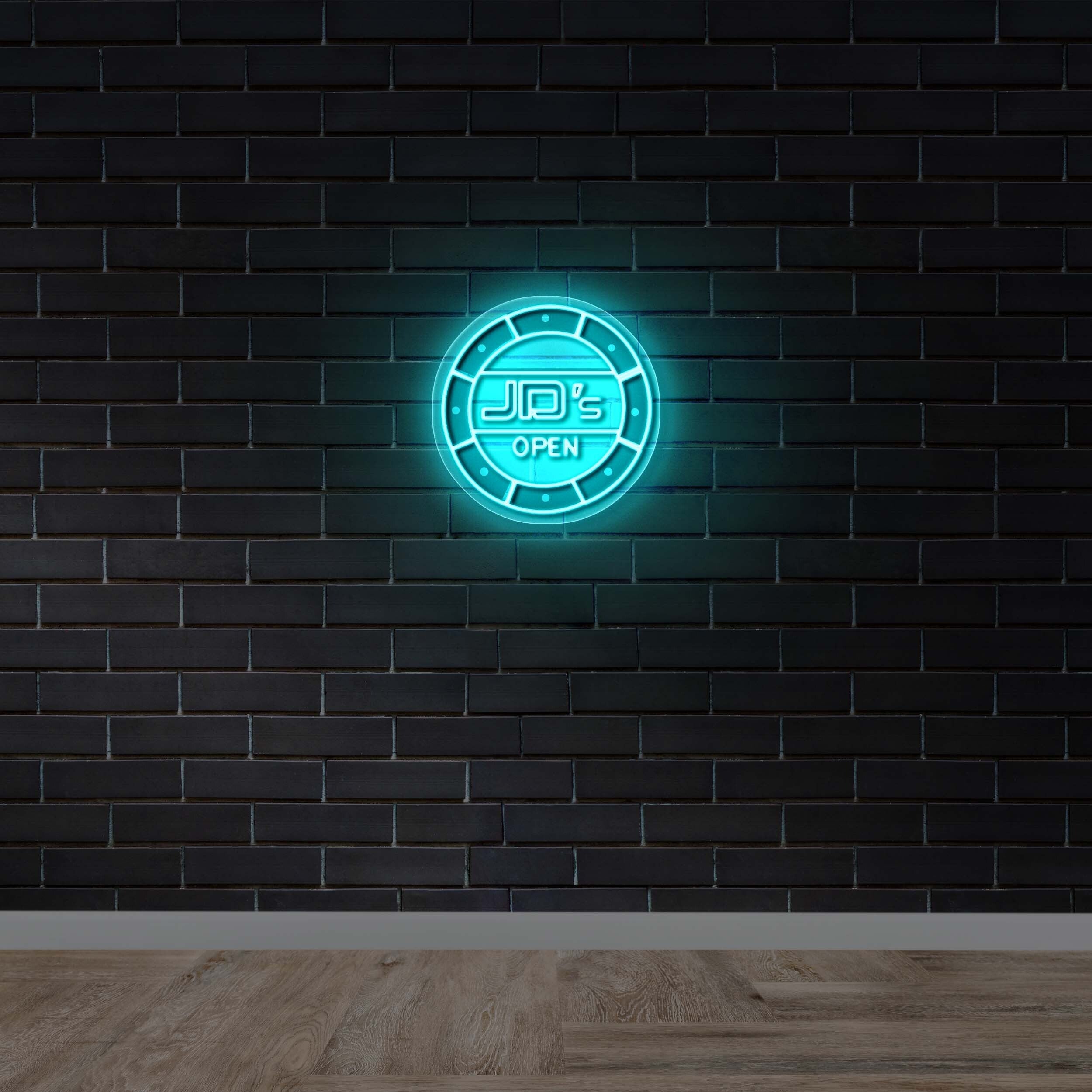 JD's OPEN - Premium Neon Artwork