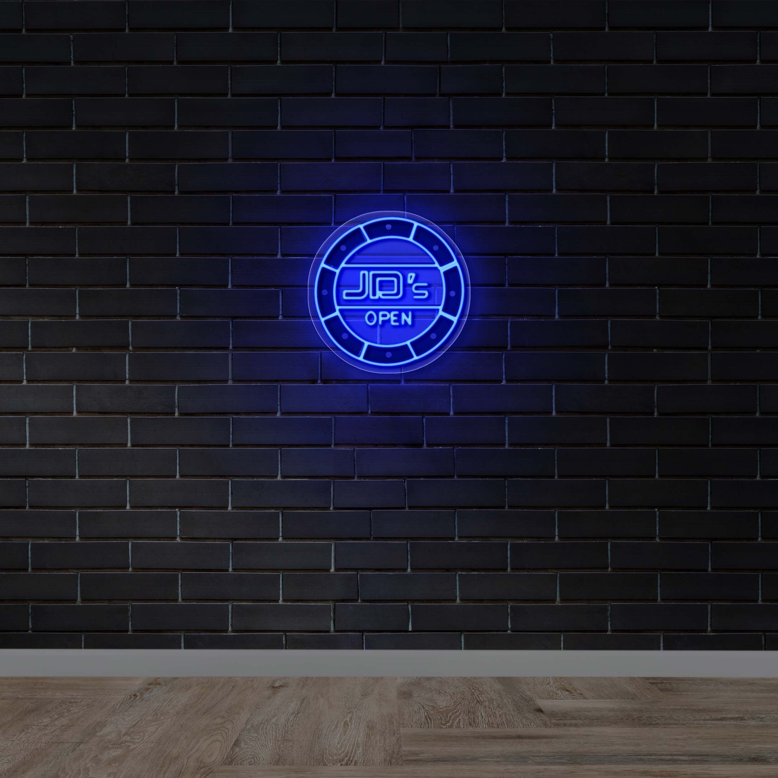 JD's OPEN - Premium Neon Artwork