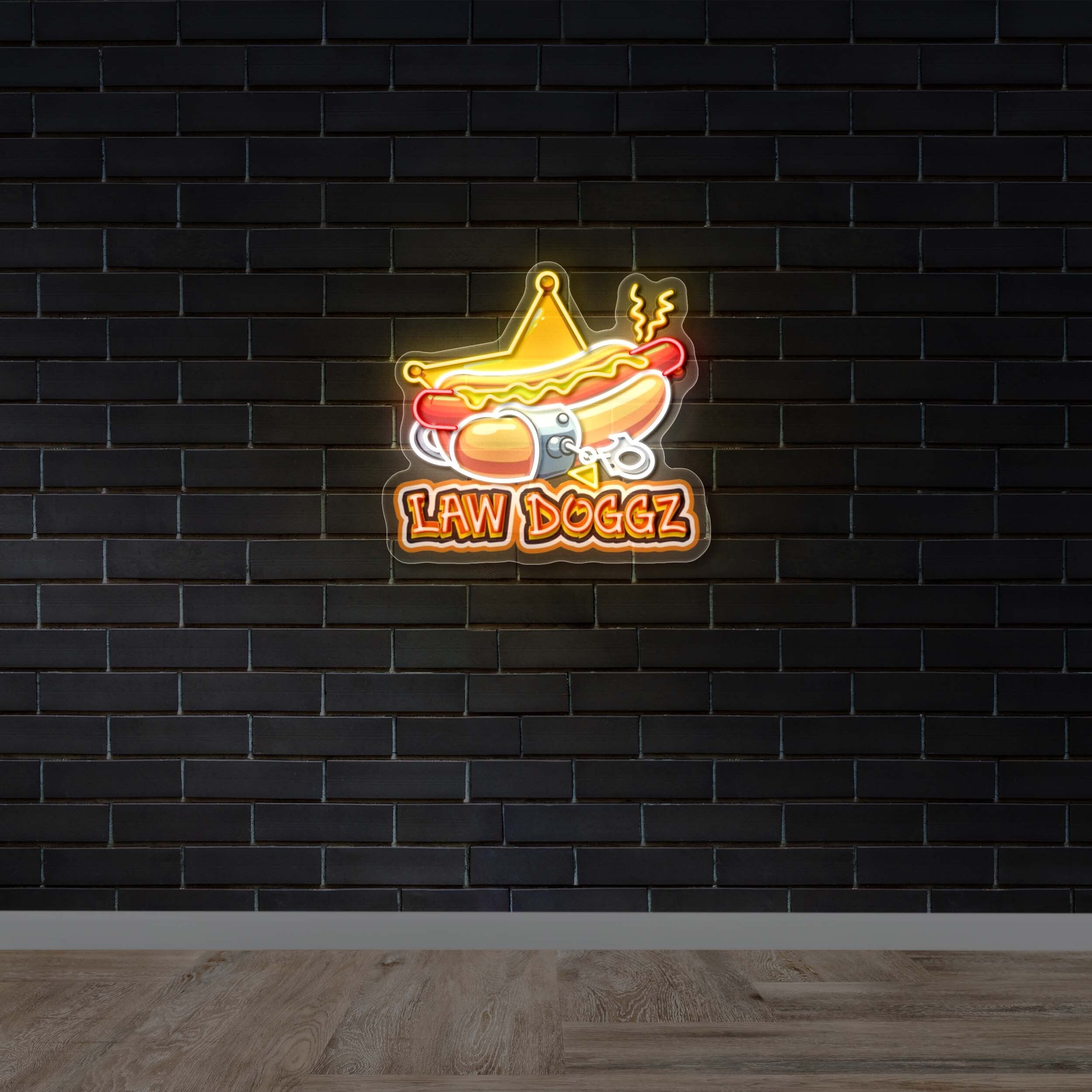 LAW DOGGZ - Premium Neon Artwork