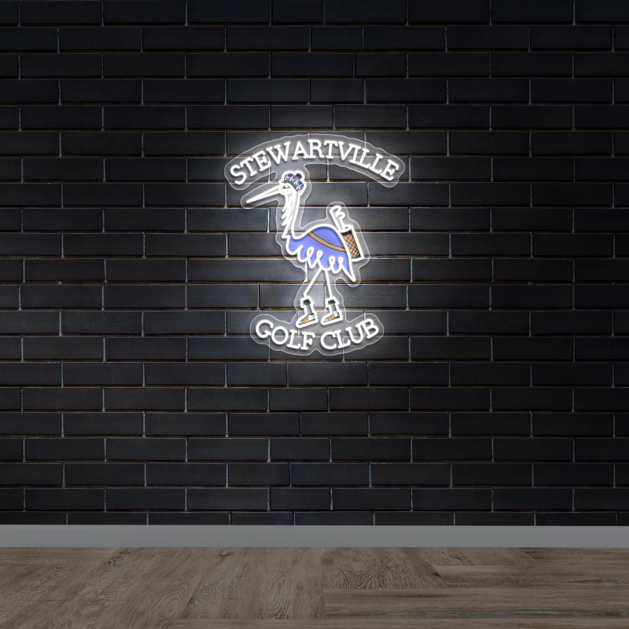 Stewartville Golf Club - Premium Neon Artwork