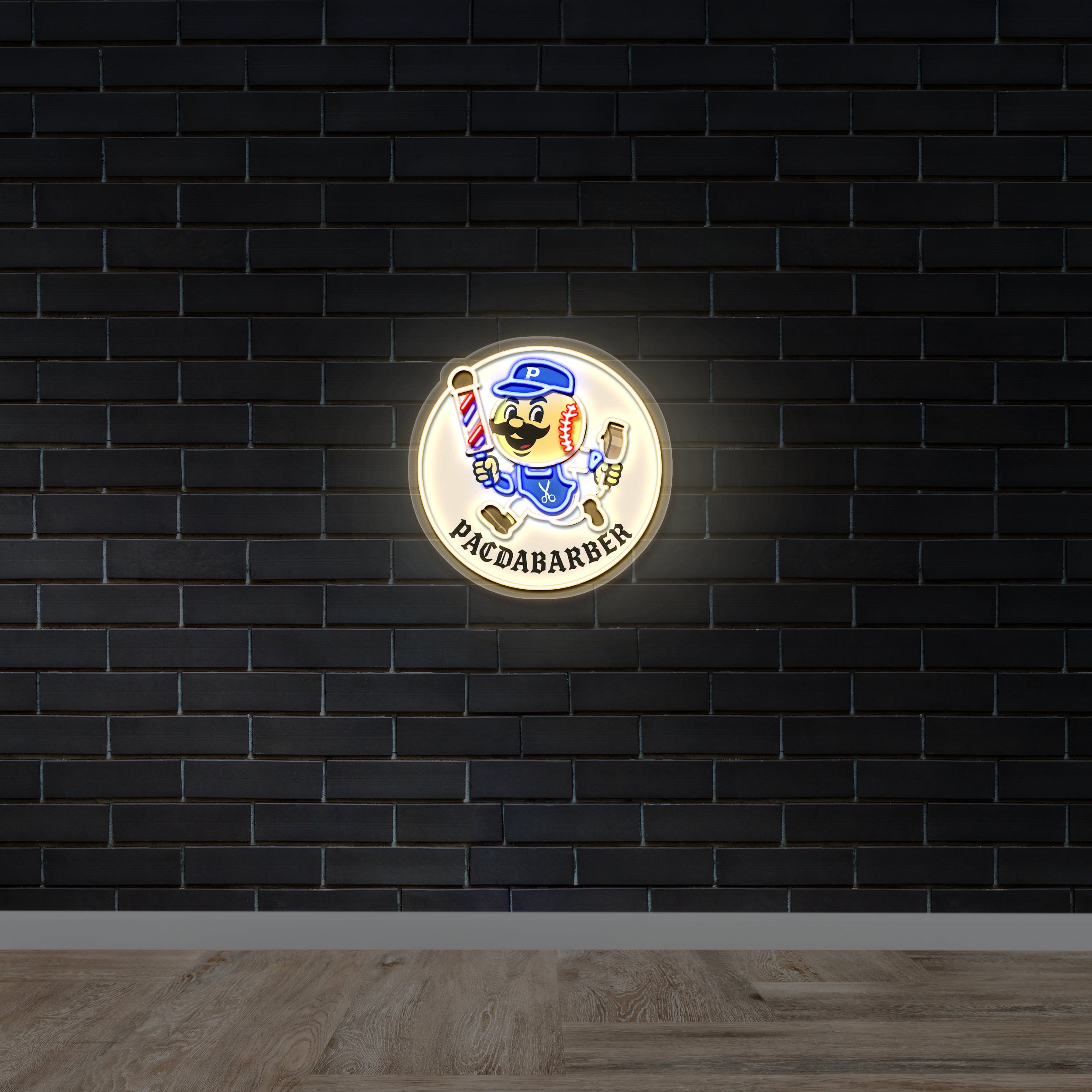 PACDABARBER - Premium Neon Artwork
