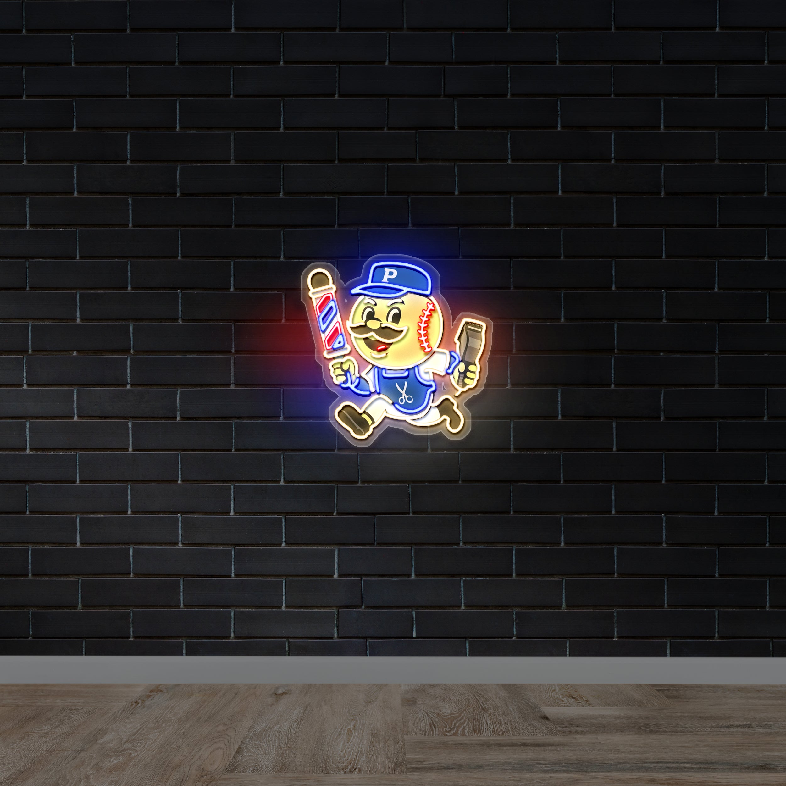 PACDABARBER logo only - Premium Neon Artwork