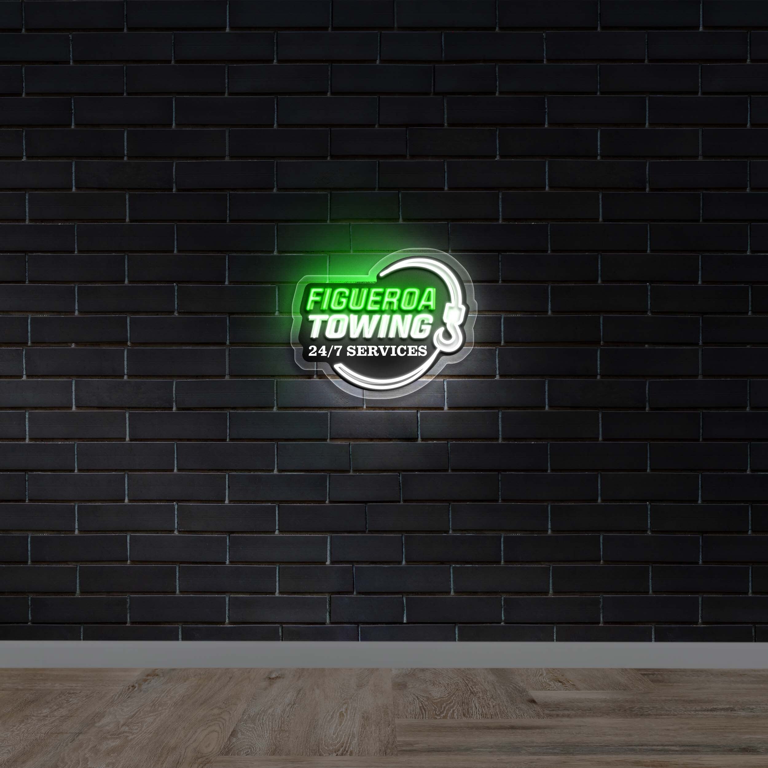 FIGUEROA TOWING - Premium Neon Artwork