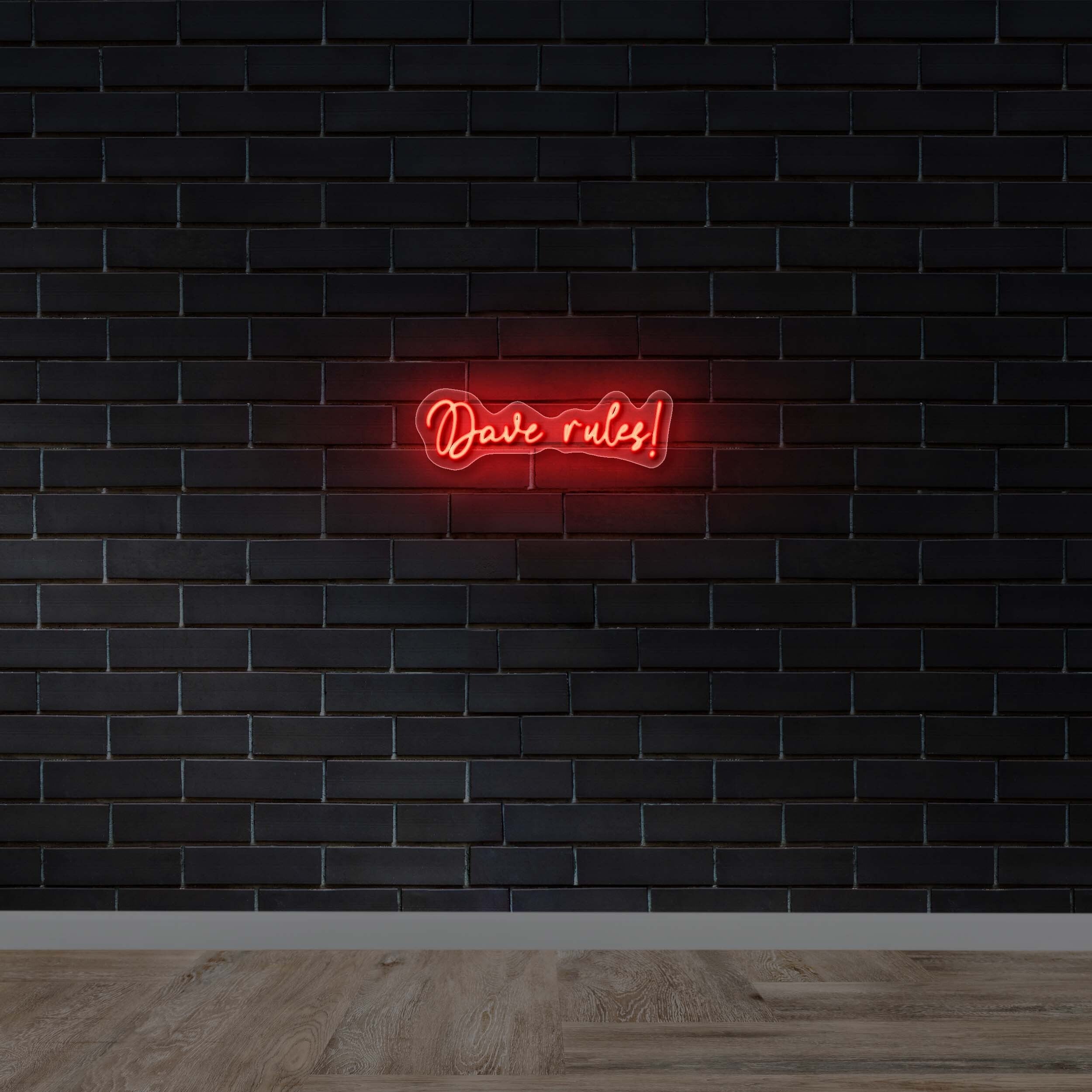 Dave Rules - Premium Neon Artwork