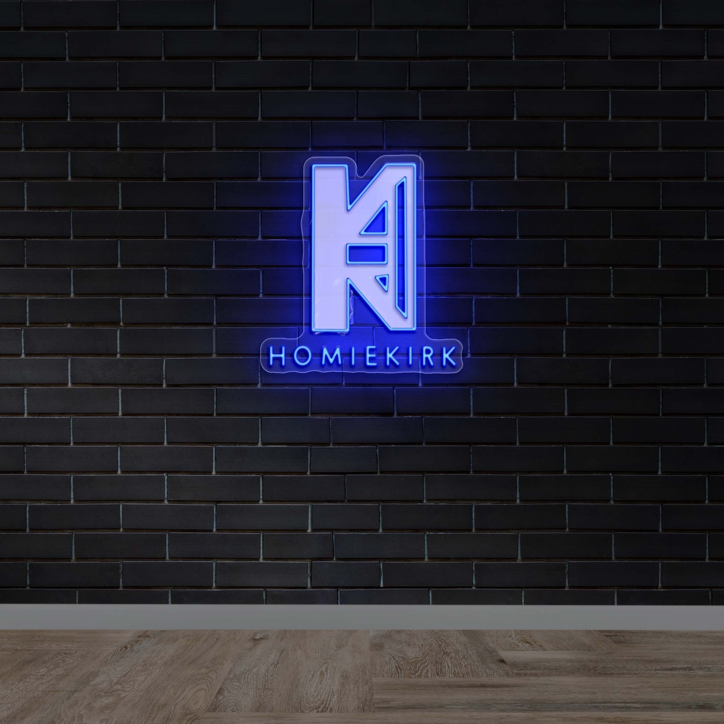 HomieKirk Logo – Premium Neon Artwork