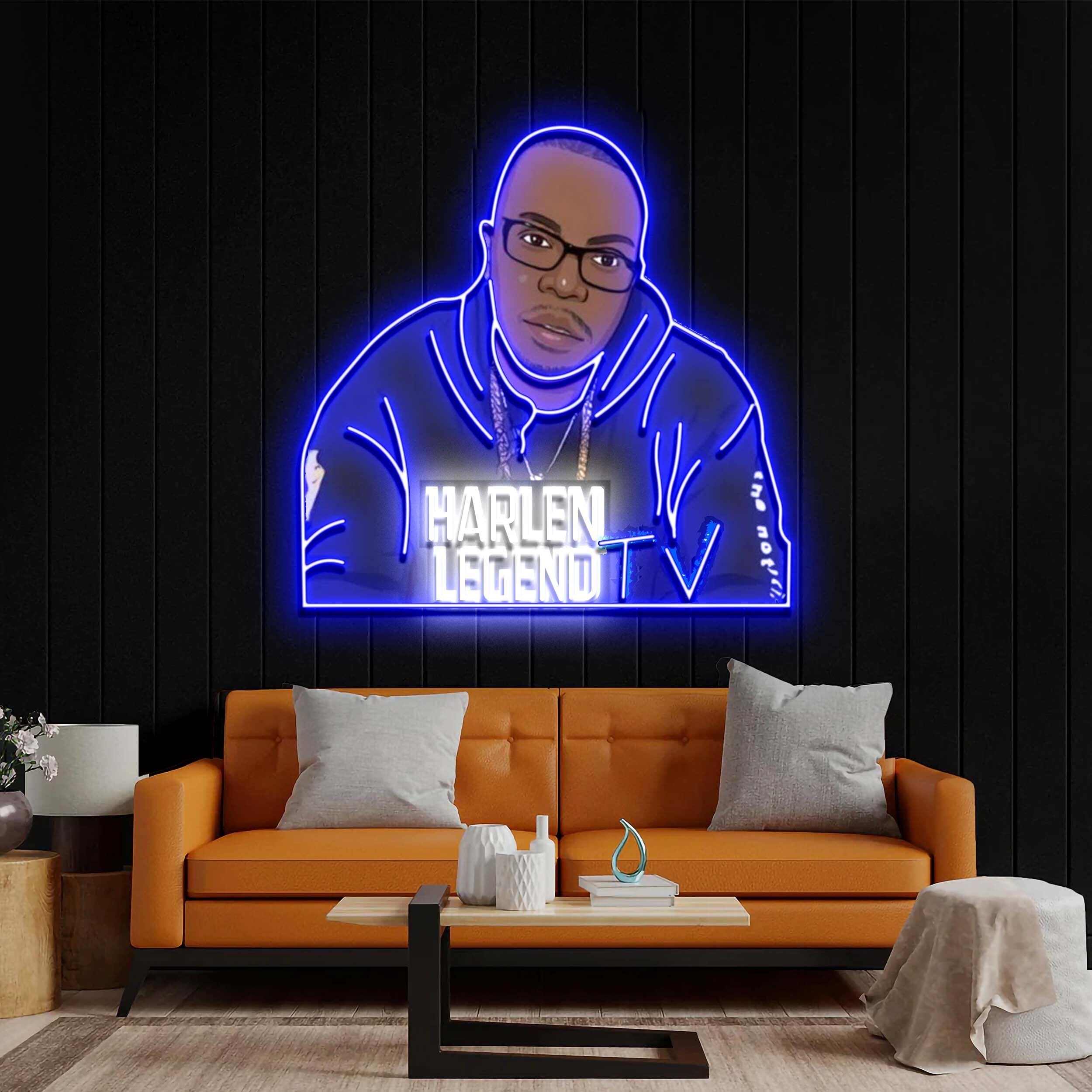 Mr. Butler - Premium Neon Artwork