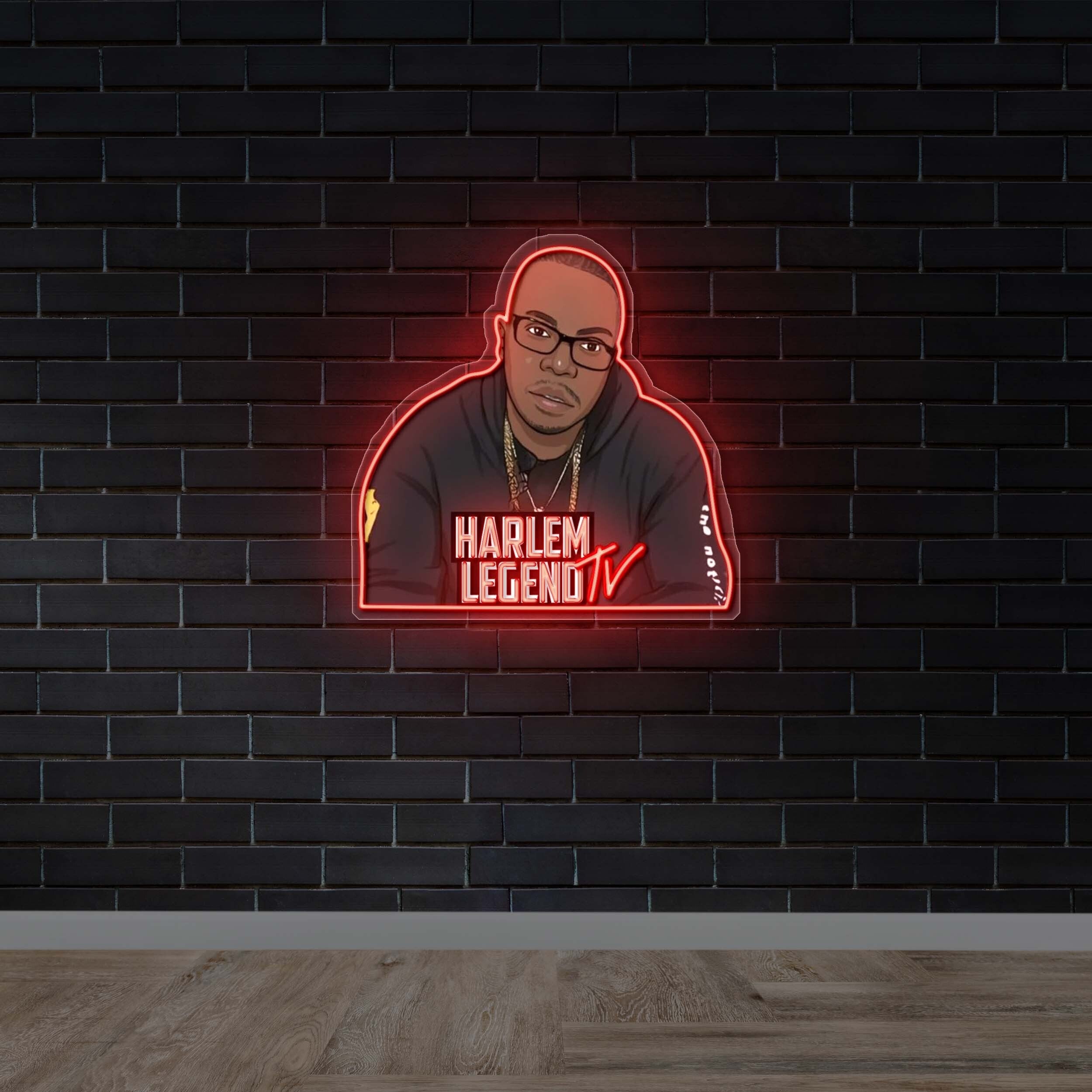 Harlem Legend TV - Premium Neon Artwork