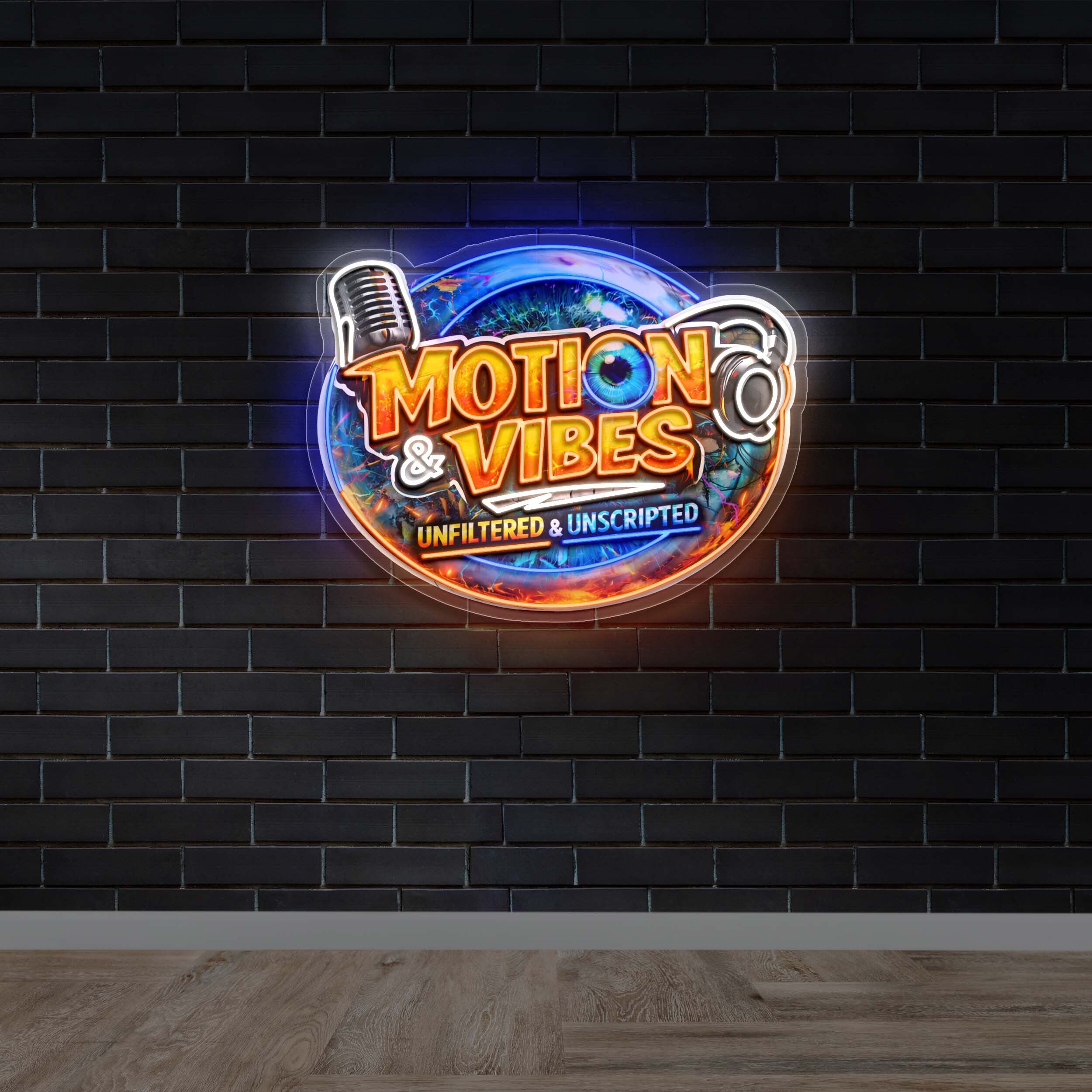 MOTION & VIBES - Premium Neon Artwork
