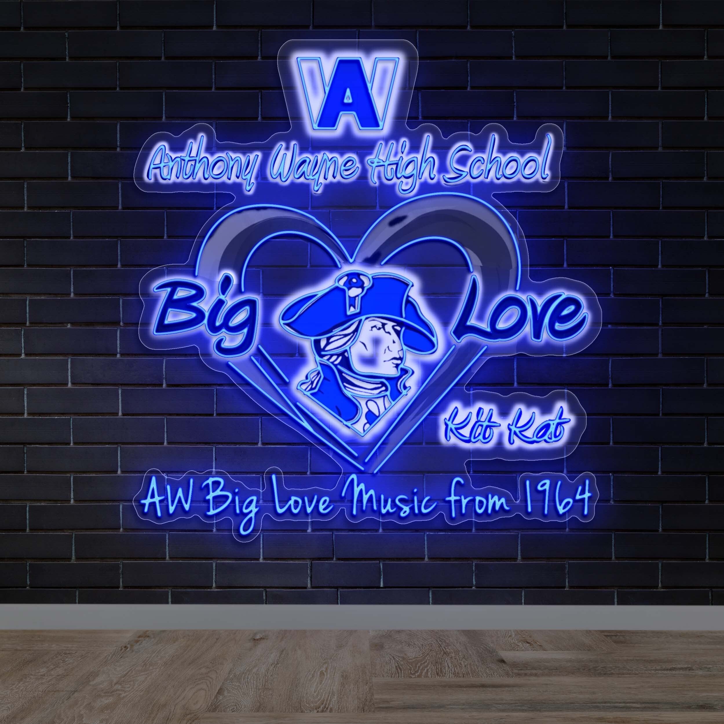 AWHS BIG LOVE - Premium Neon Artwork
