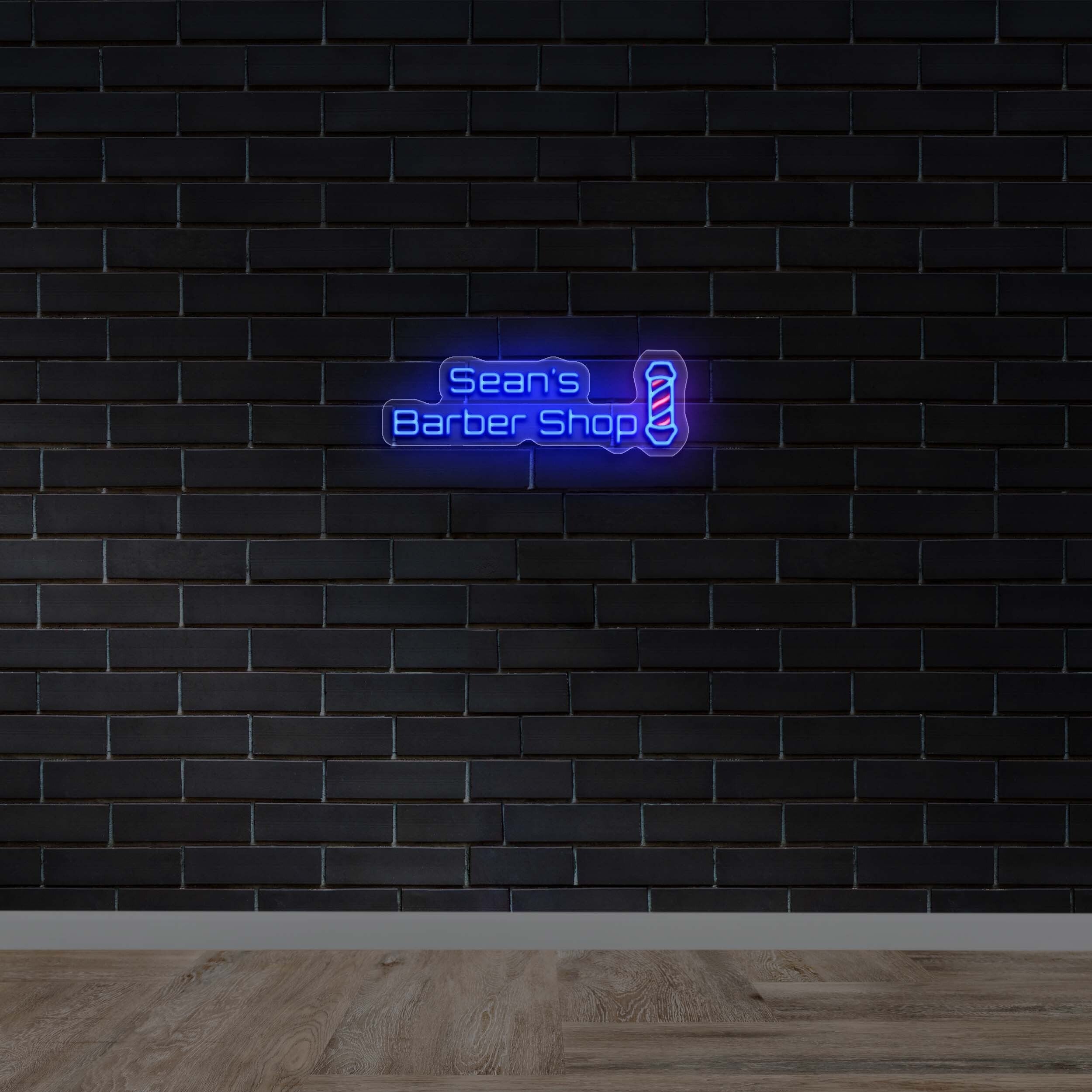 Sean's Barber Shop - Premium Neon Artwork