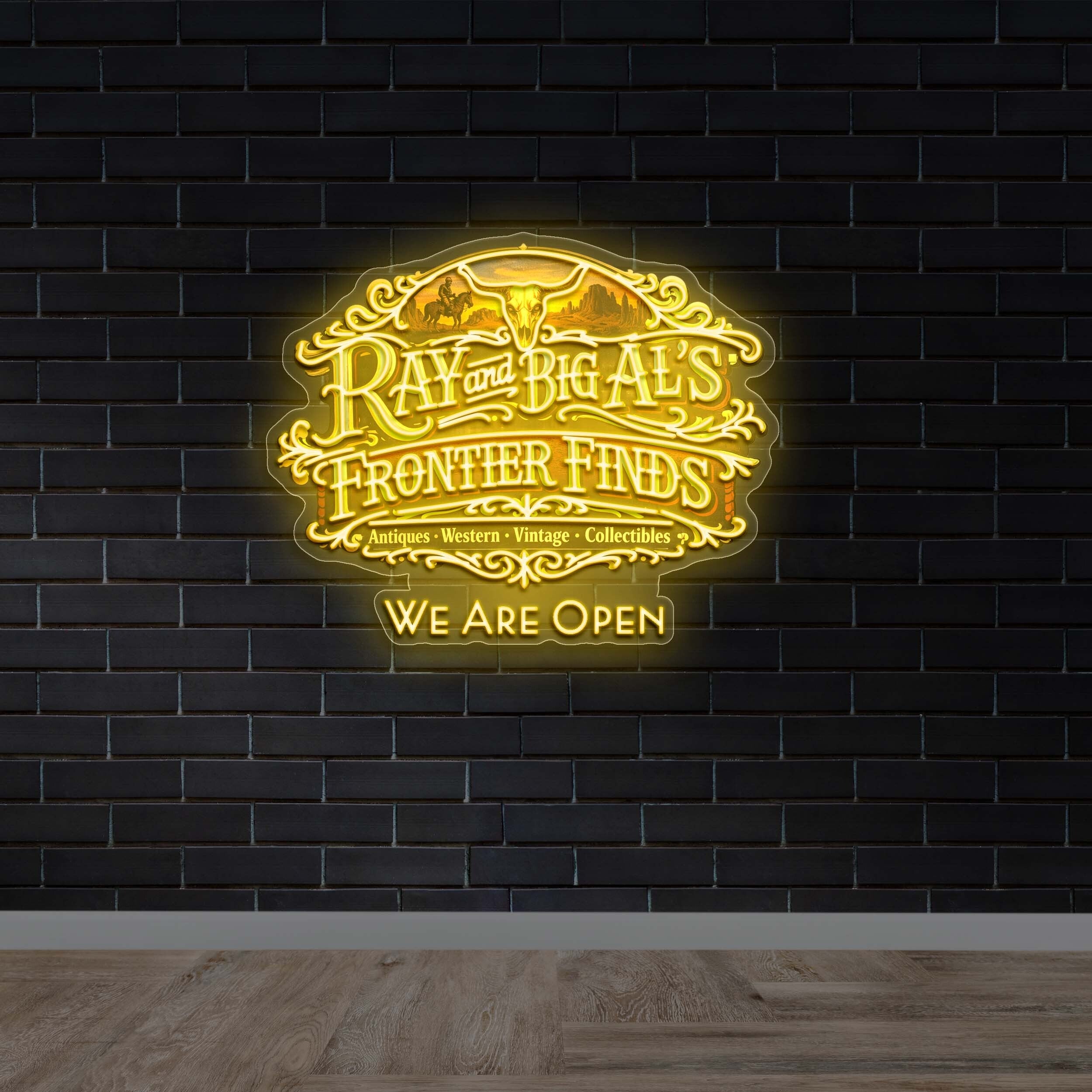 RAY and BIG AL'S - Premium Neon Artwork
