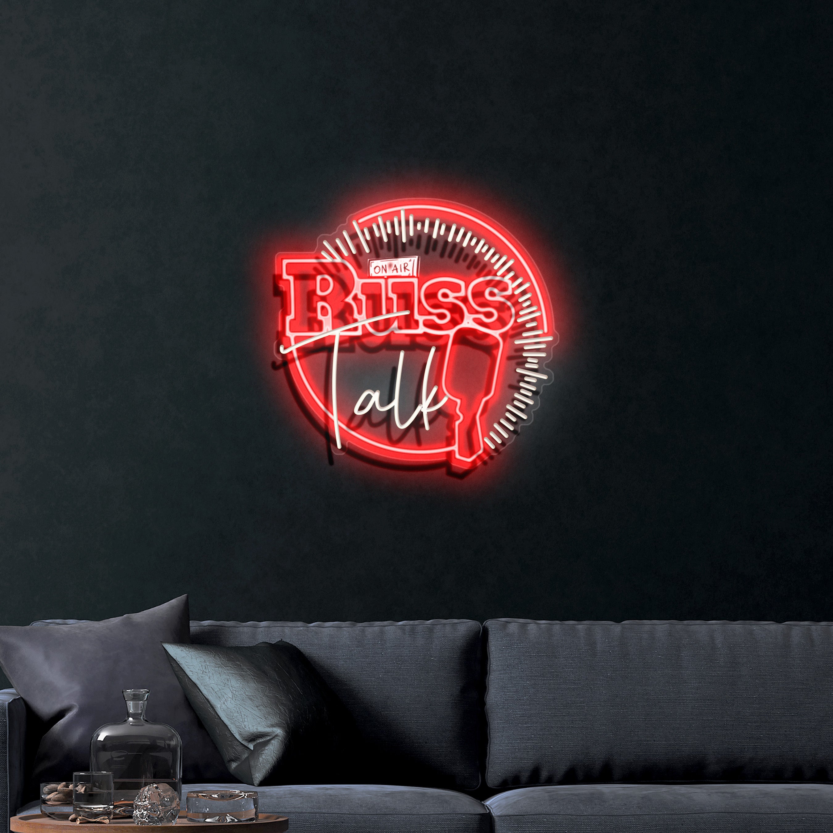 Russ Talk – Premium Neon Artwork