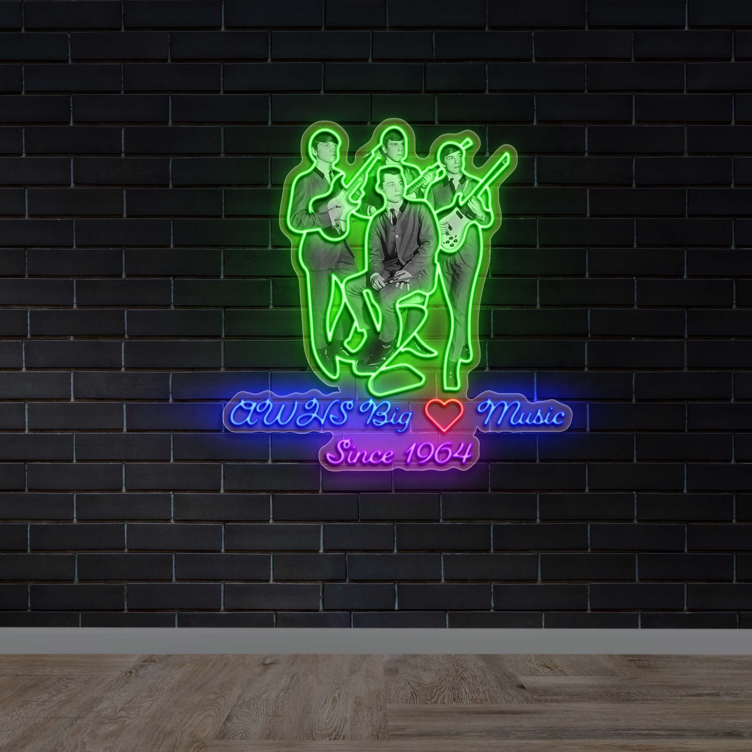 AWHS BIG MUSIC Since 1964 | 2nd Version - Premium Neon Artwork
