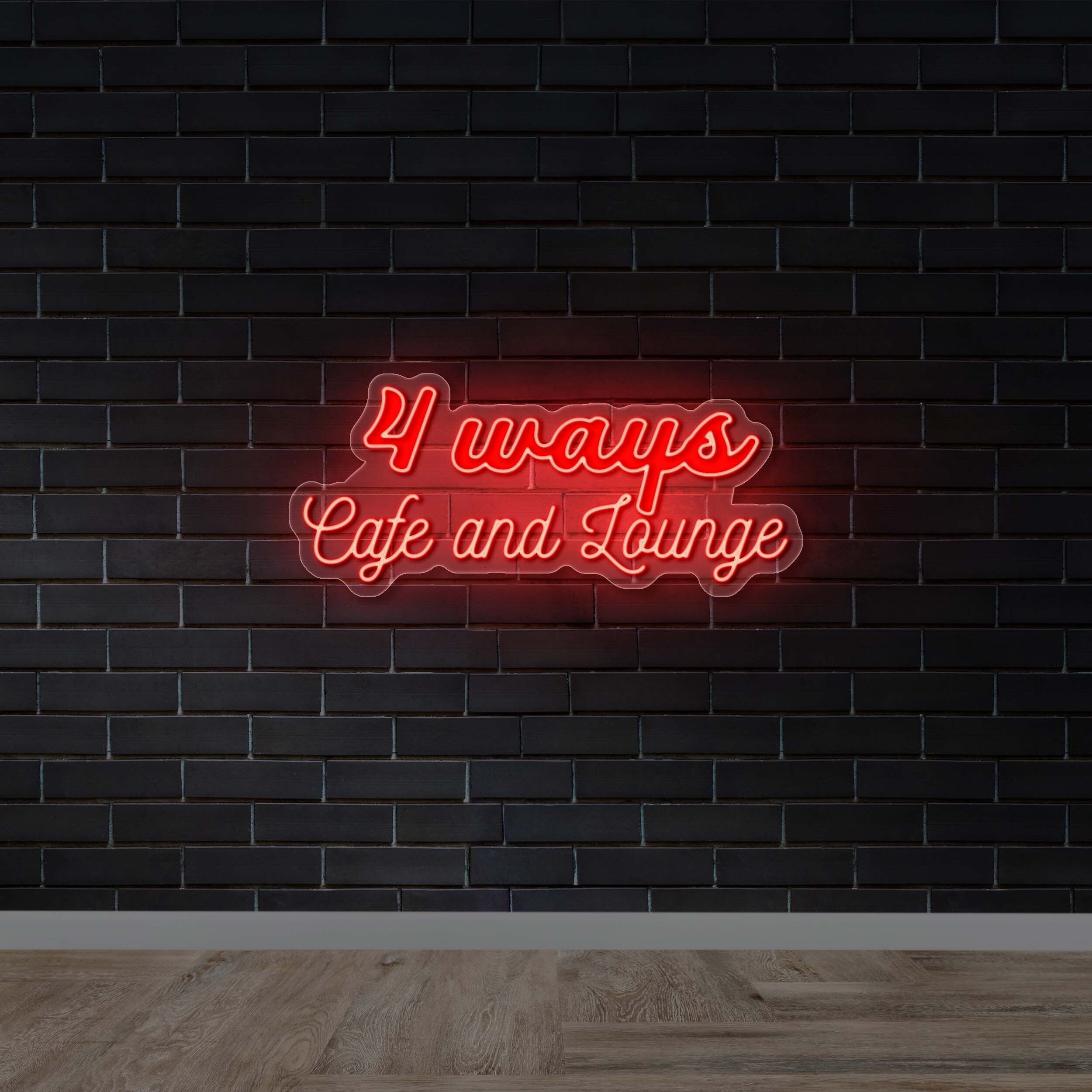 4 Ways Cafe and Lounge - Premium Neon Artwork