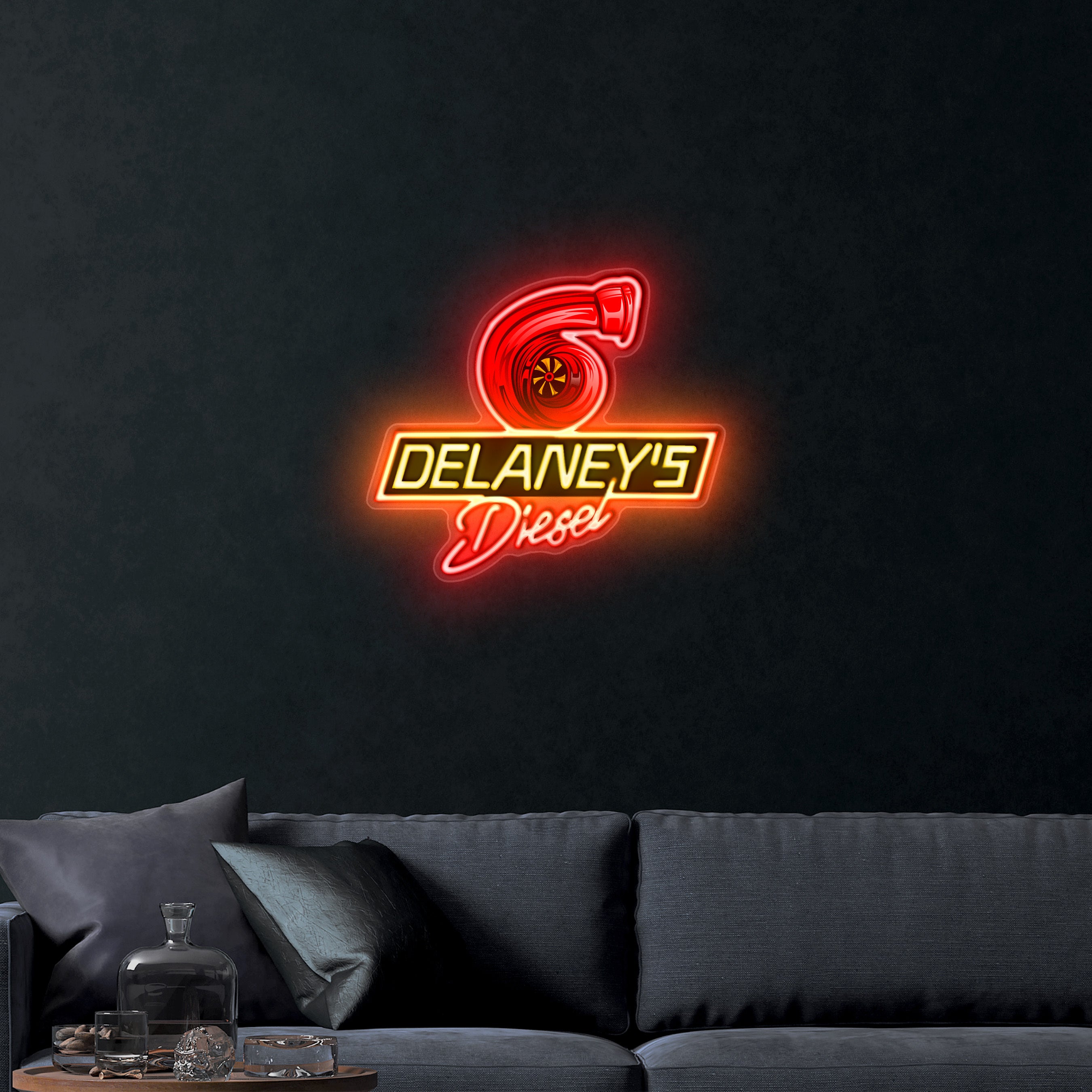 Delaney's Diesel (2nd verison) – Premium Neon Artwork