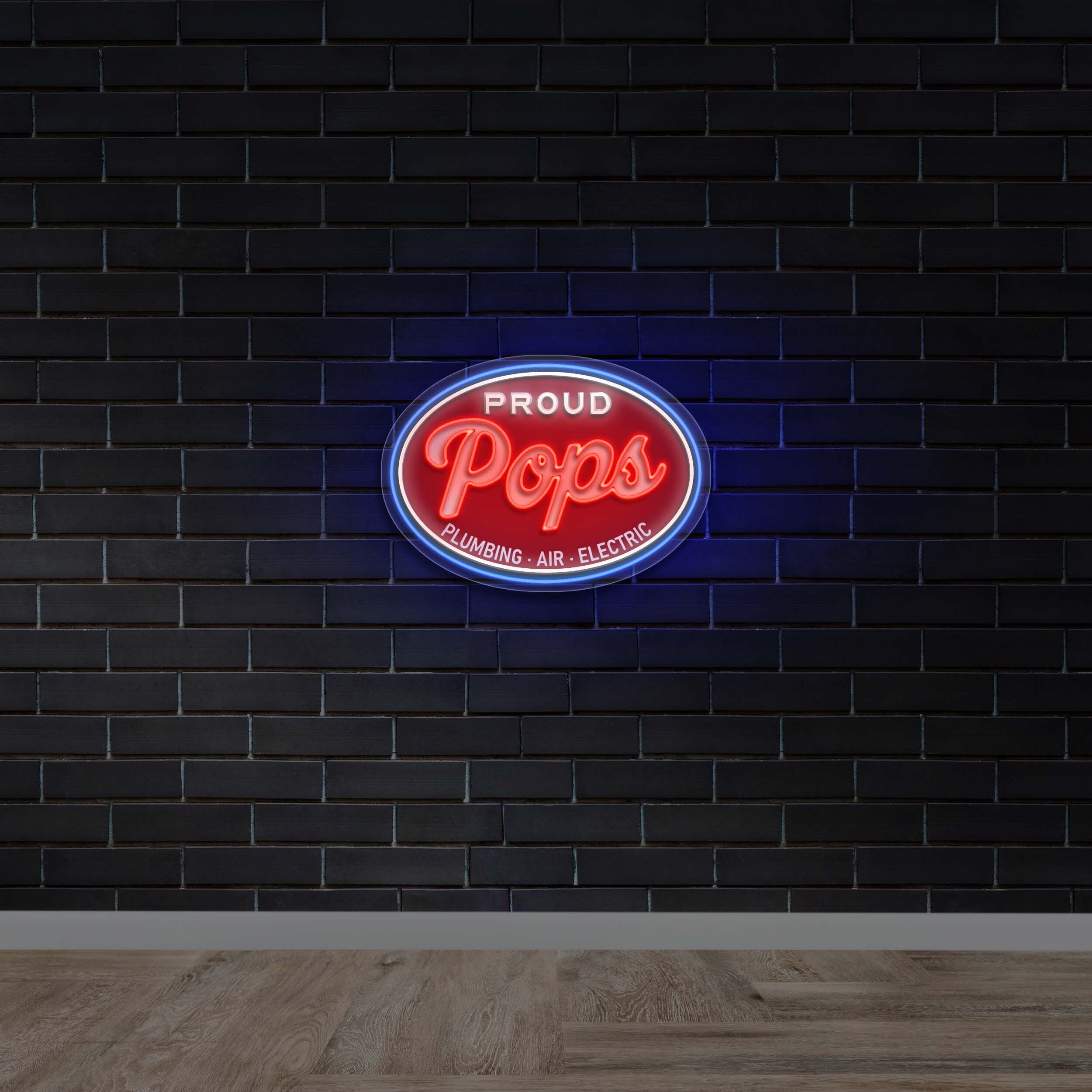 Proud Pops - Premium Neon Artwork