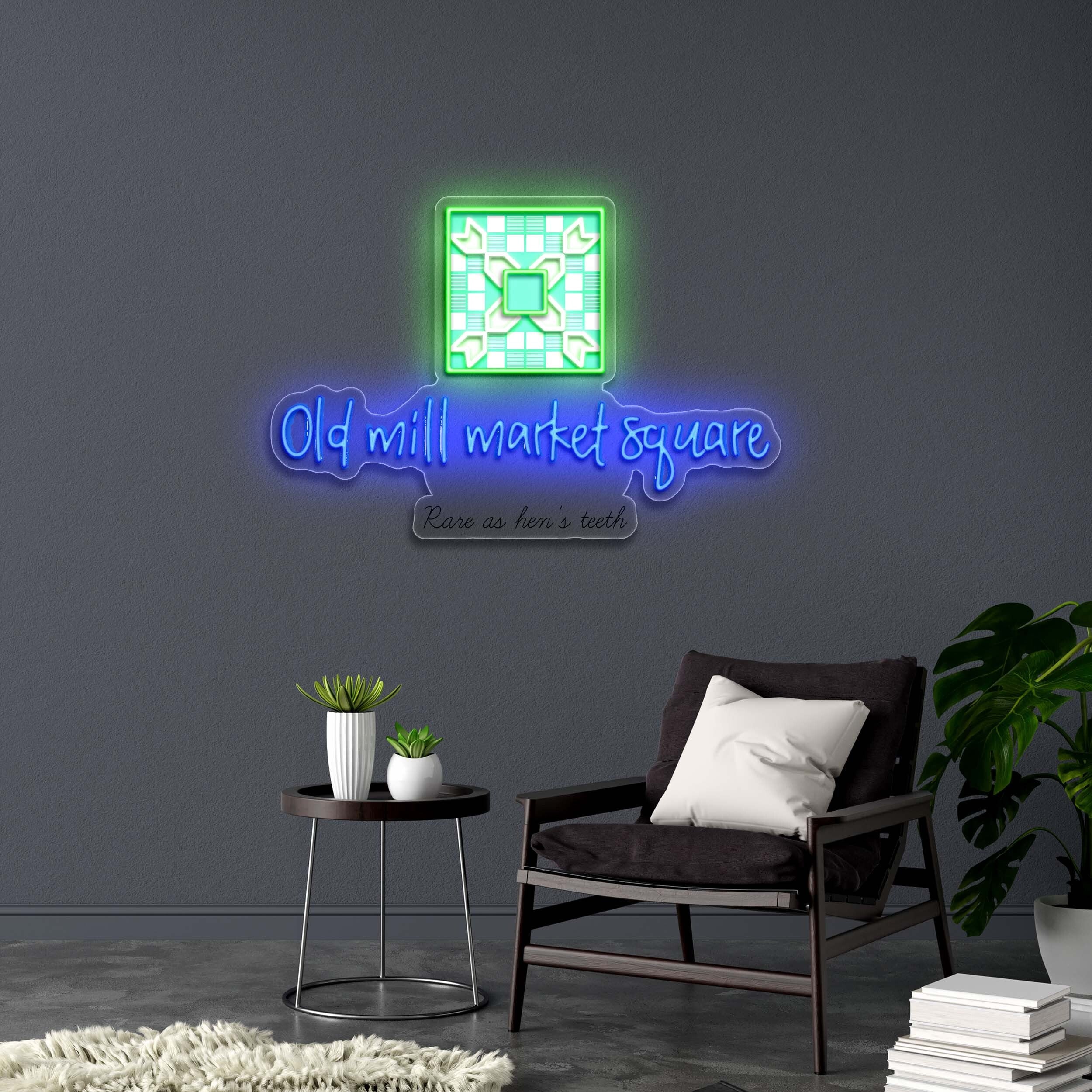 Old Mill Market Square - Premium Neon Artwork
