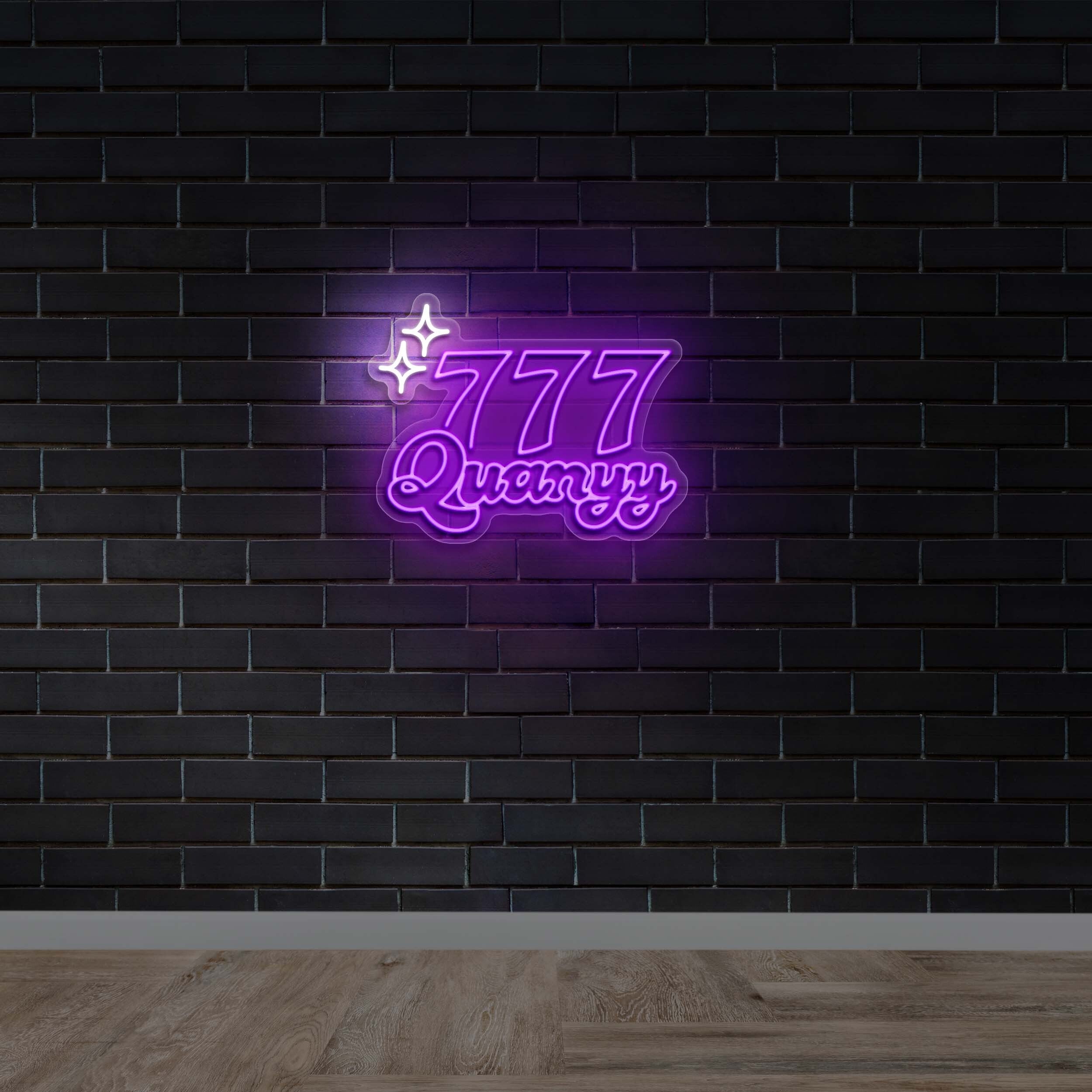 777 Quanyy - Premium Neon Artwork