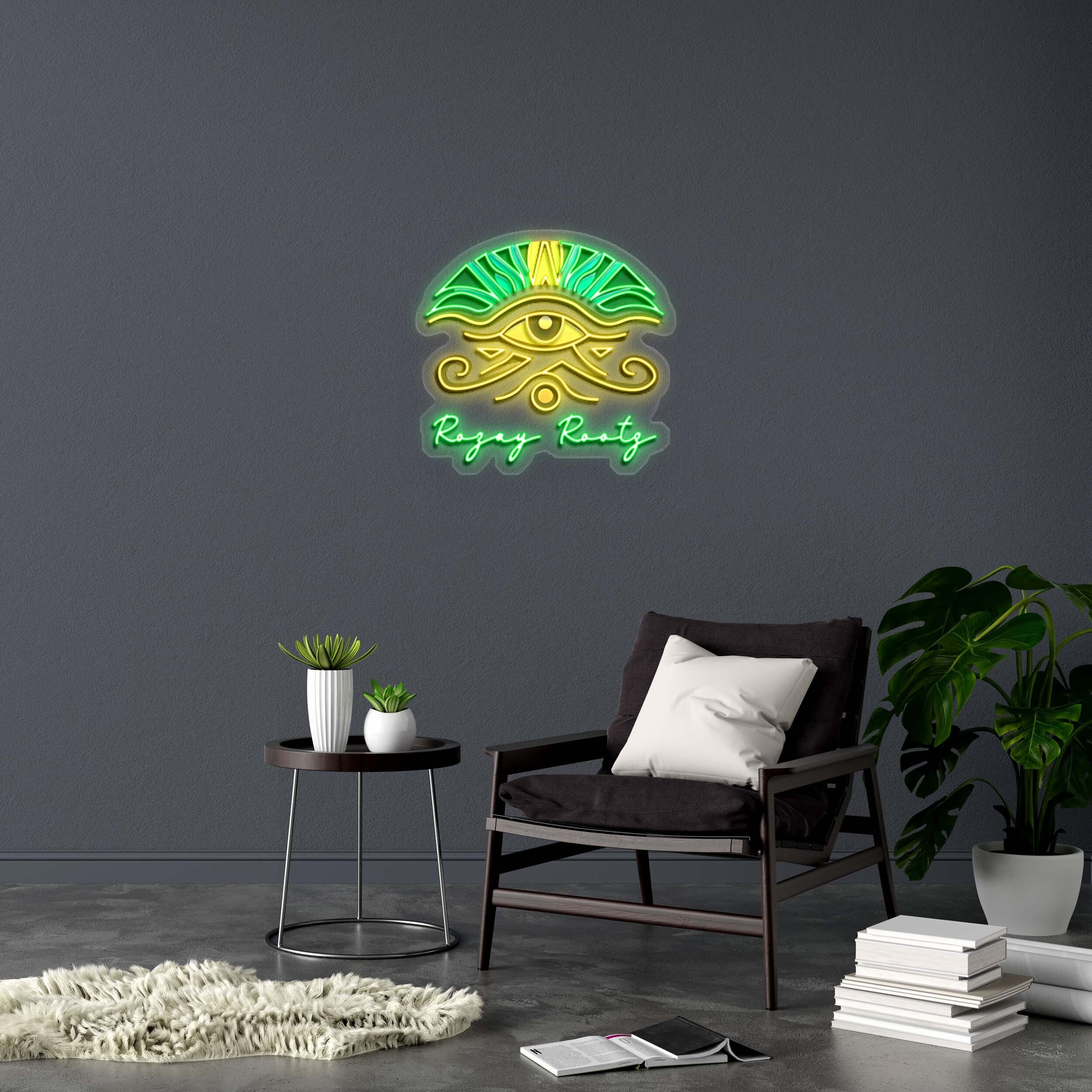 ROZAY ROOTZ - Premium Neon Artwork