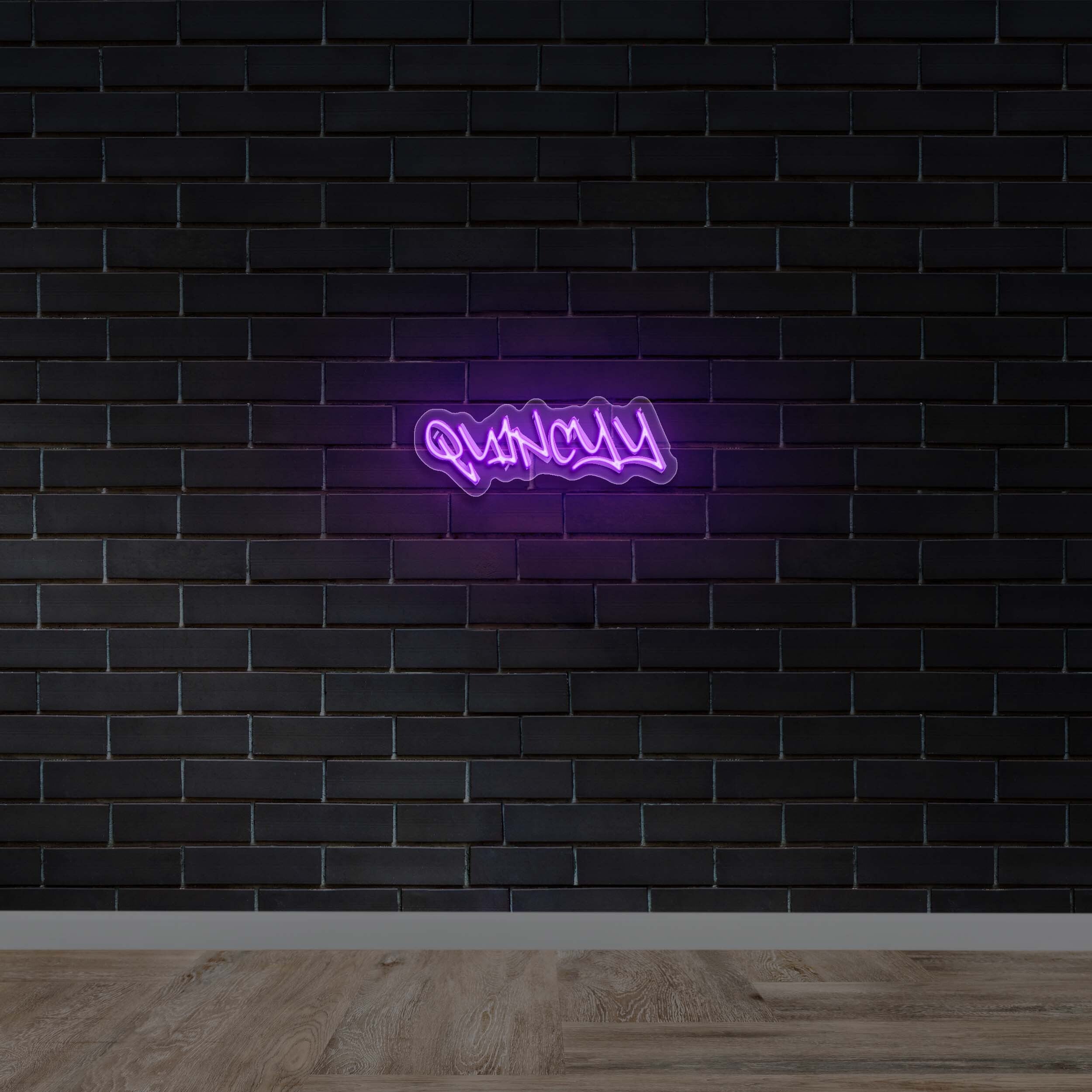 QUINCYY - Premium Neon Artwork