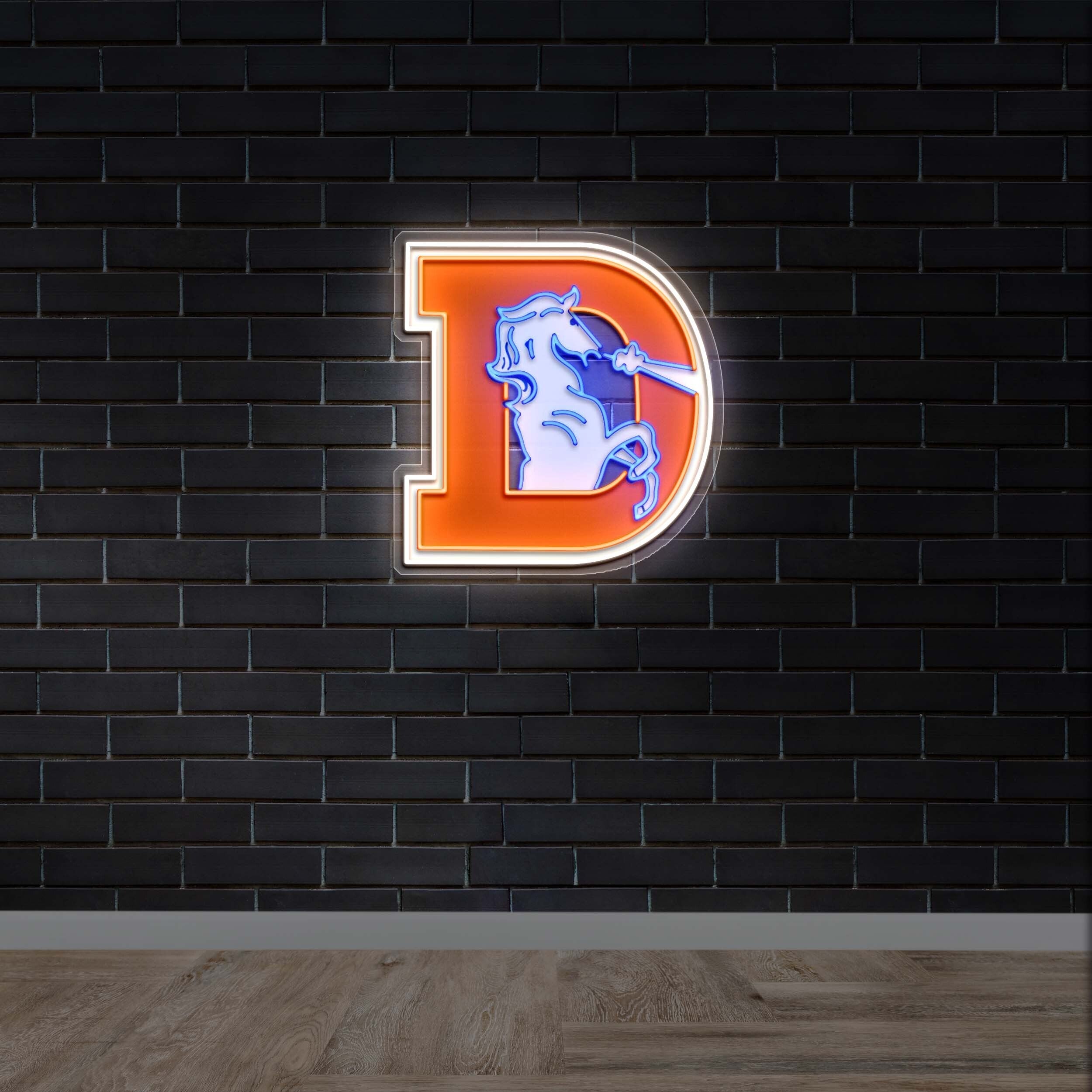 D - Premium Neon Artwork