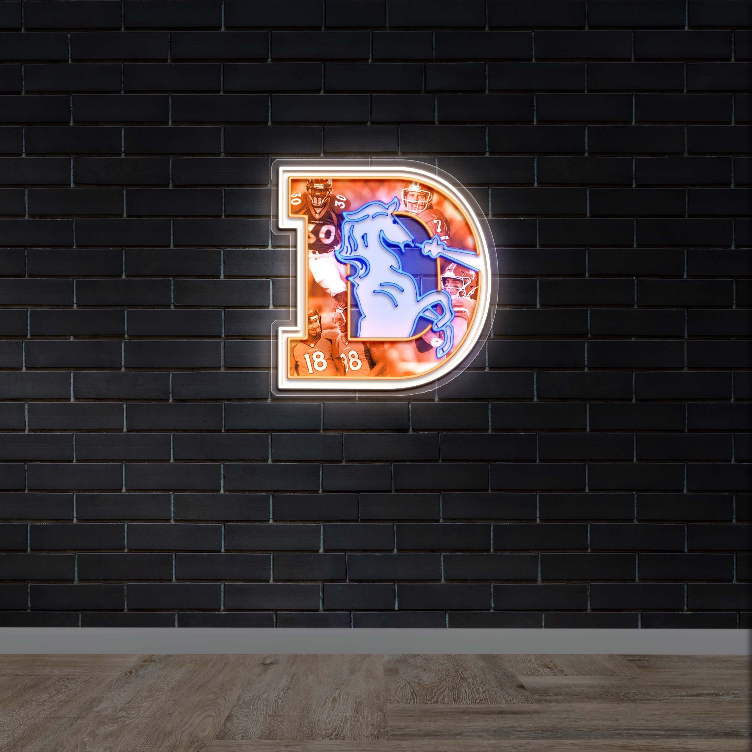 D | Football Version - Premium Neon Artwork
