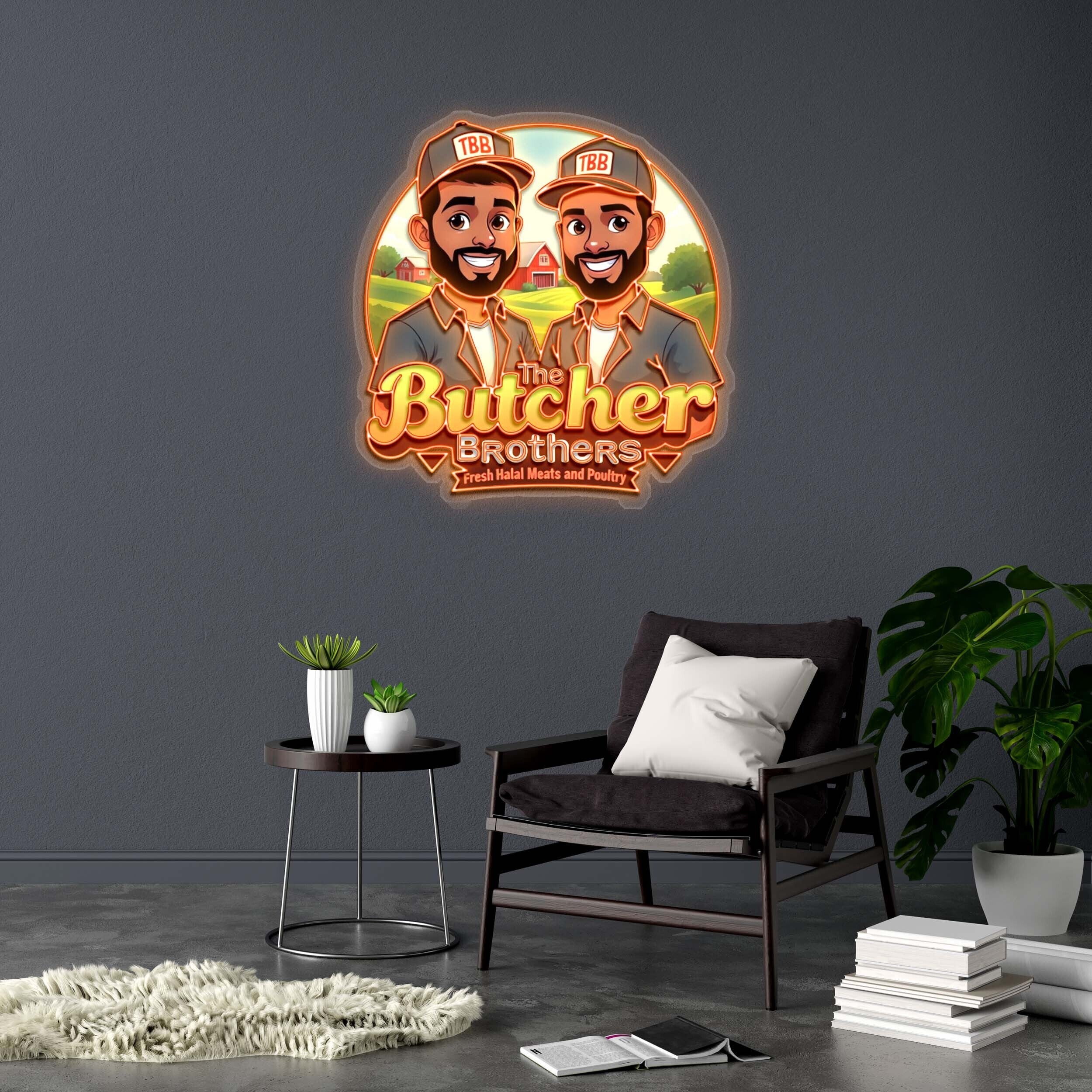 The Butcher Brothers - Premium Neon Artwork