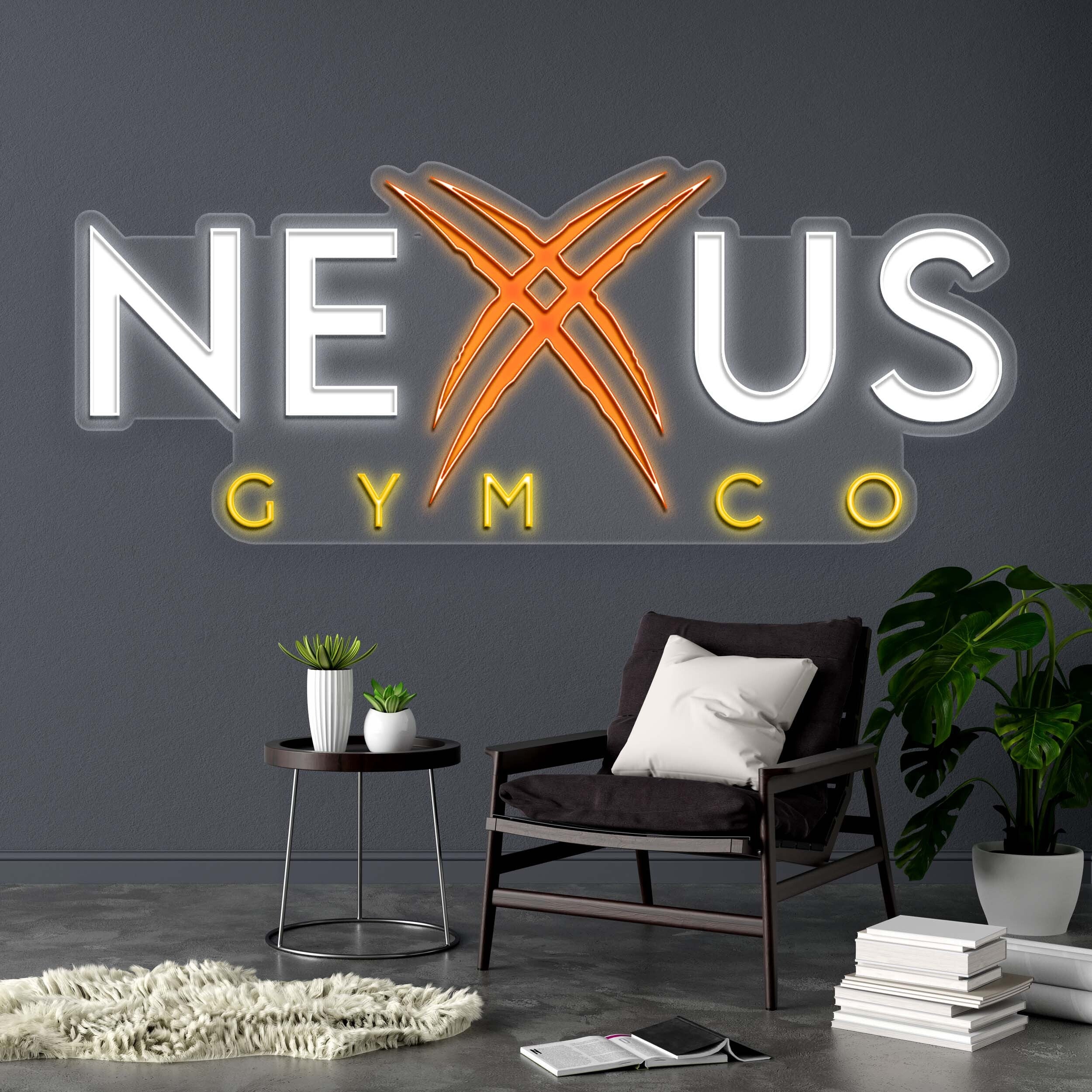 NEXUS GYM CO - Premium Neon Artwork