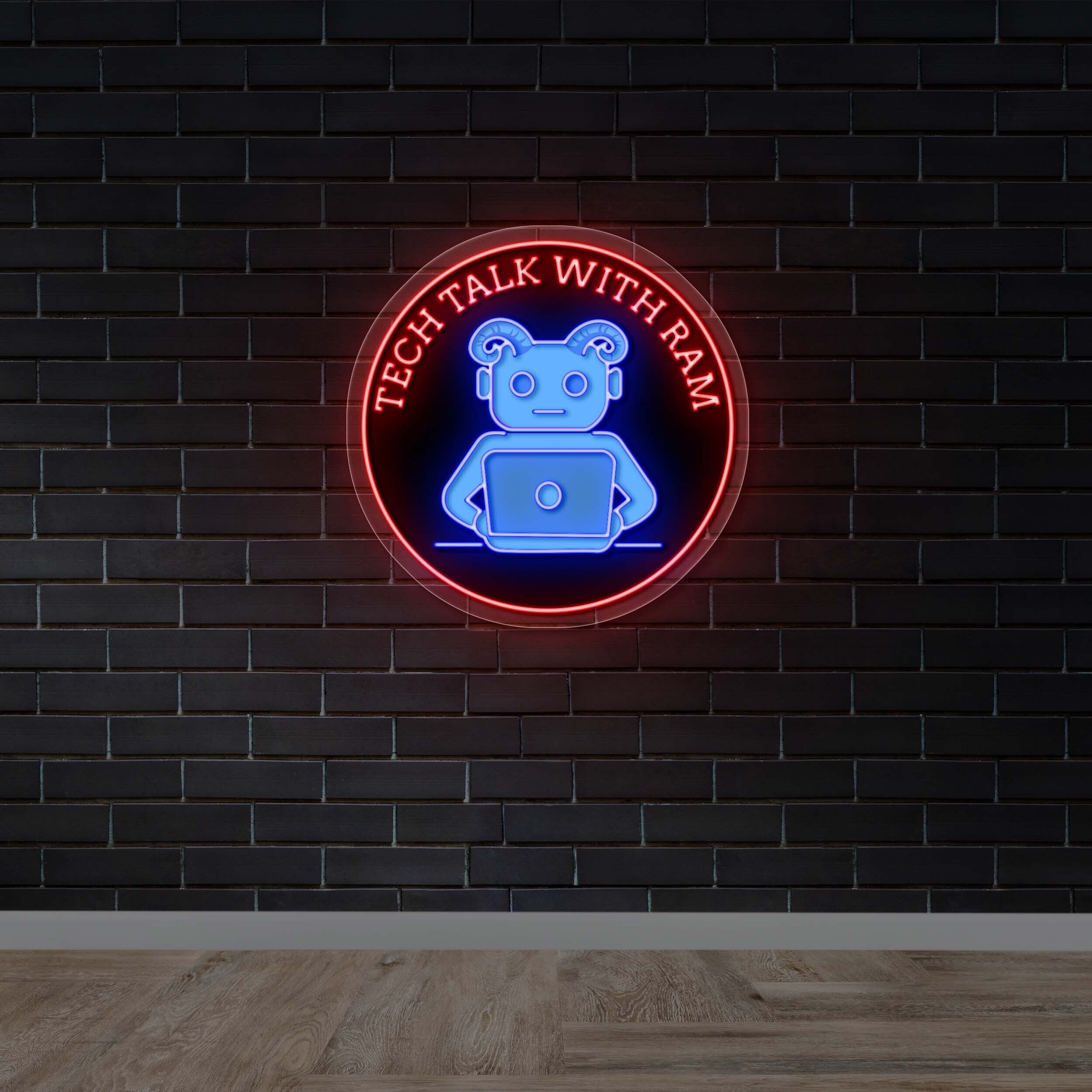 TECH TALK WITH RAM | 2nd Version - Premium Neon Artwork