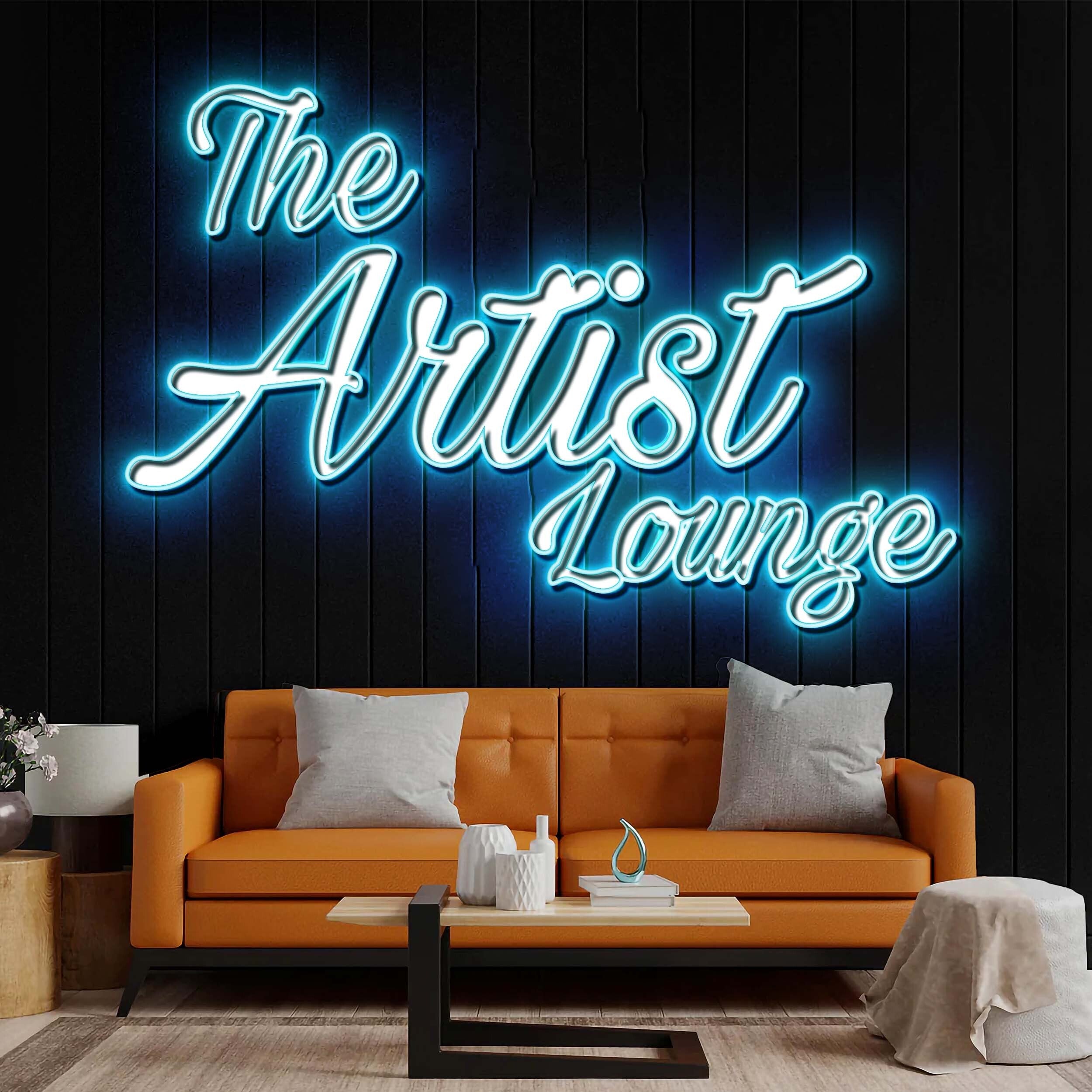 The Artist Lounge - Premium Neon Artwork