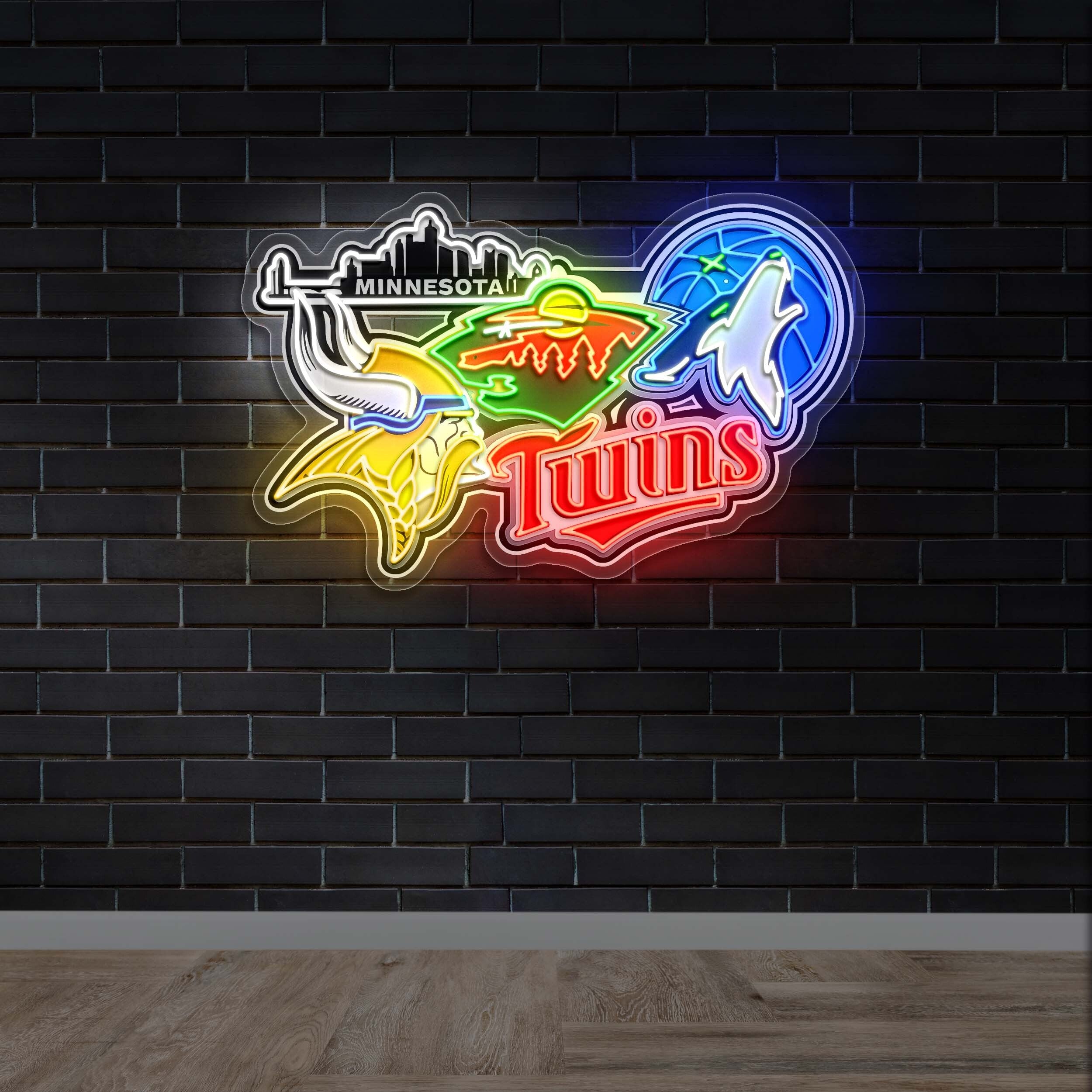 Teams - Premium Neon Artwork