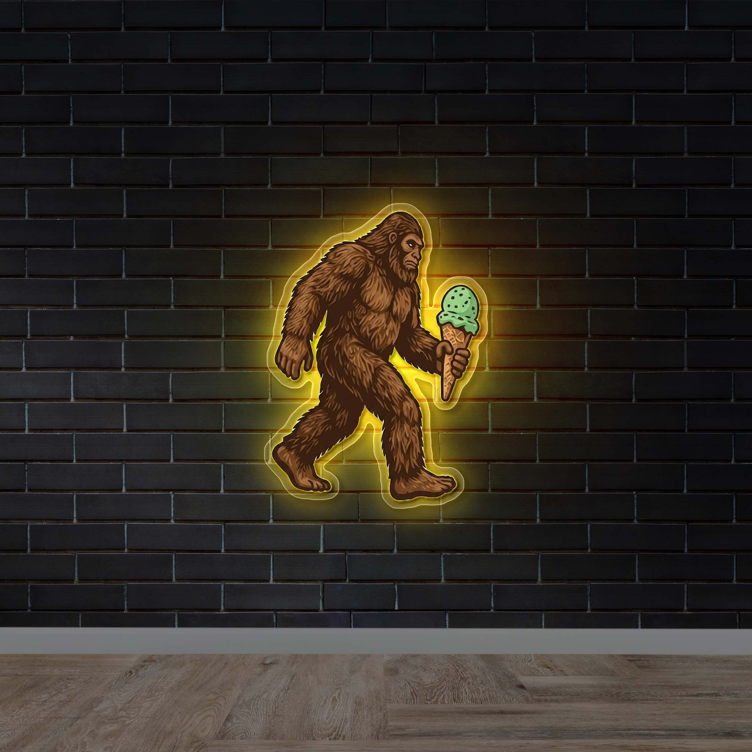 Bigfoot | Backlit Version - Premium Neon Artwork