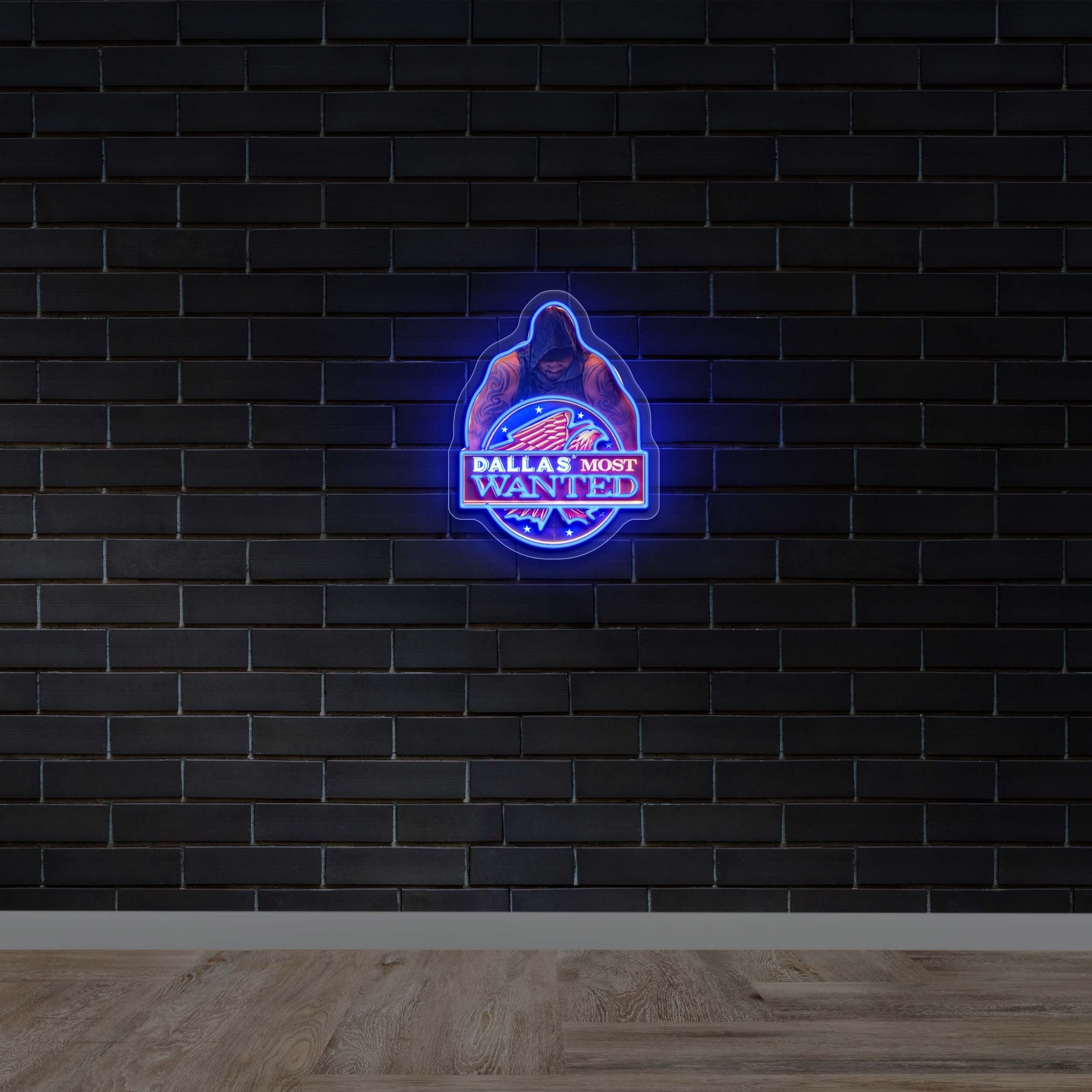 DALLAS MOST WANTED - Premium Neon Artwork